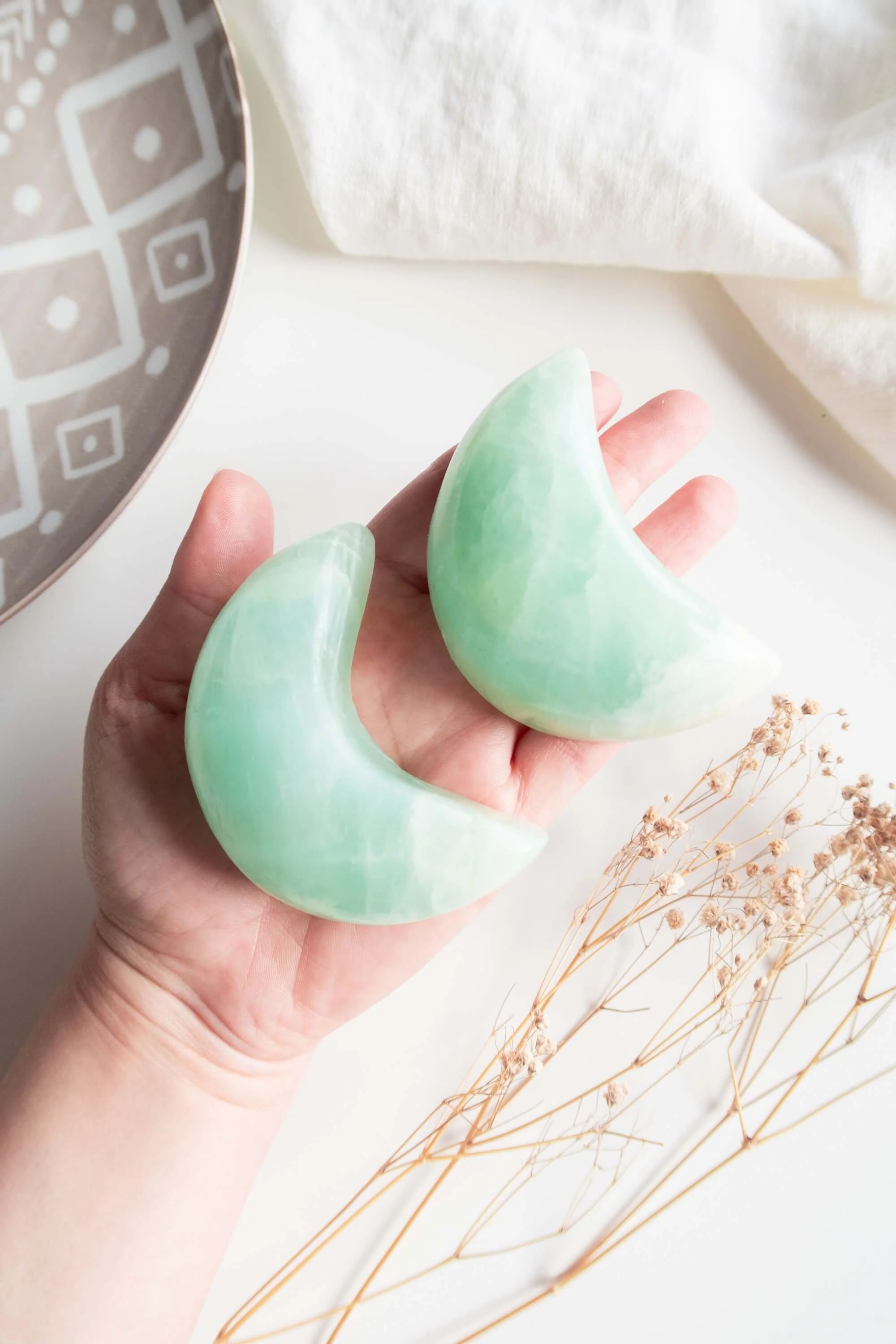 Luna di Calcite Pistacchio