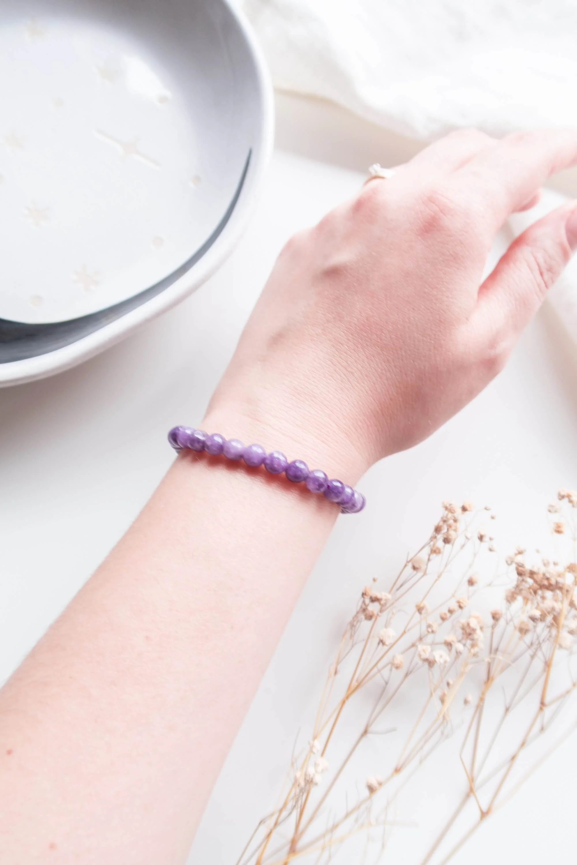 Bracciale in Lepidolite