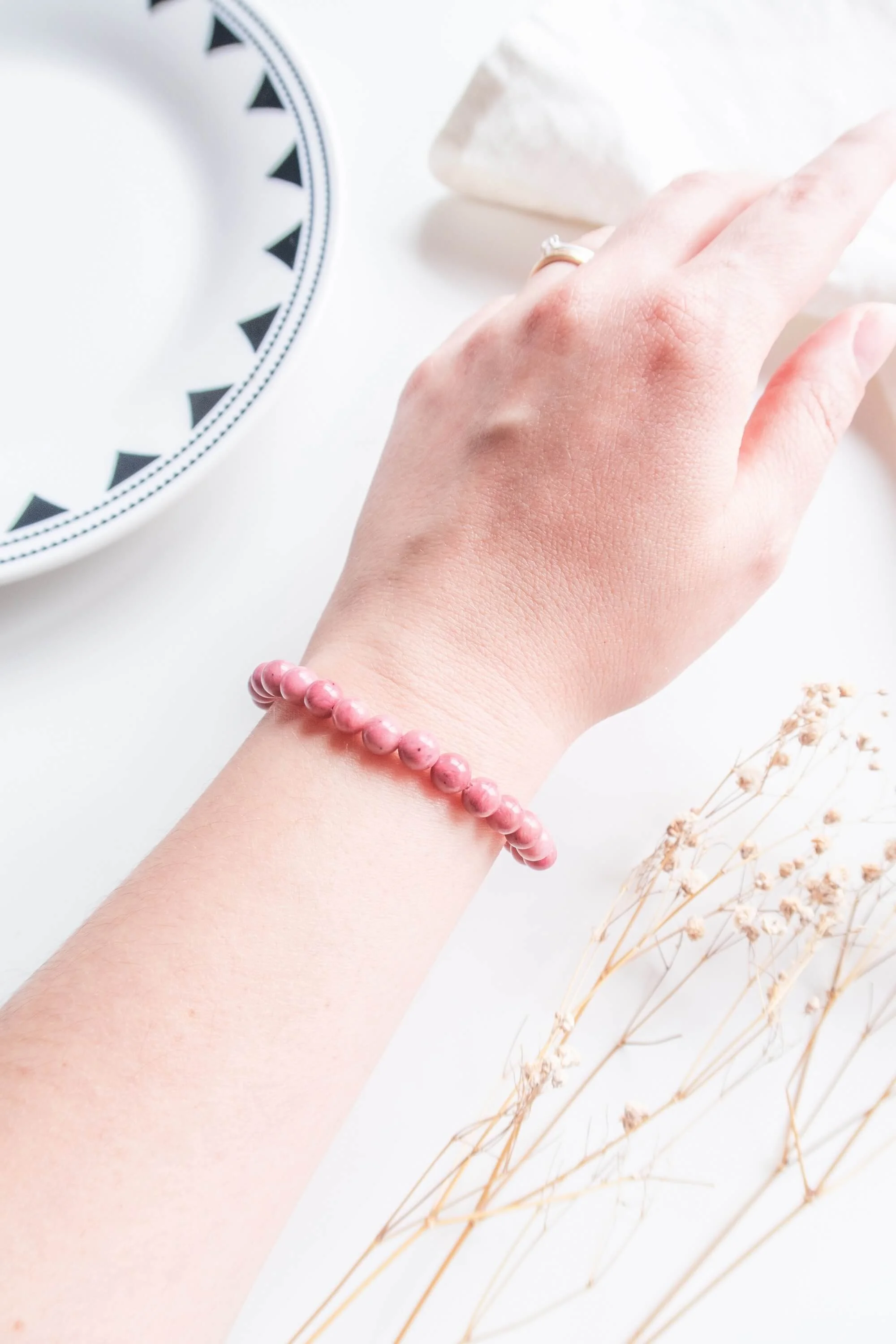 Bracciale in Rodonite