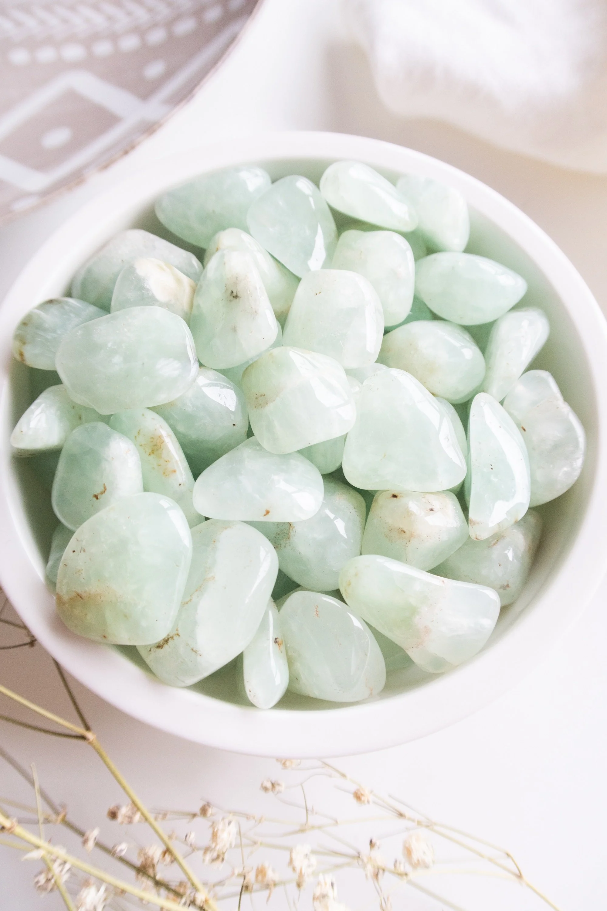 Pietra burattata di Prehnite