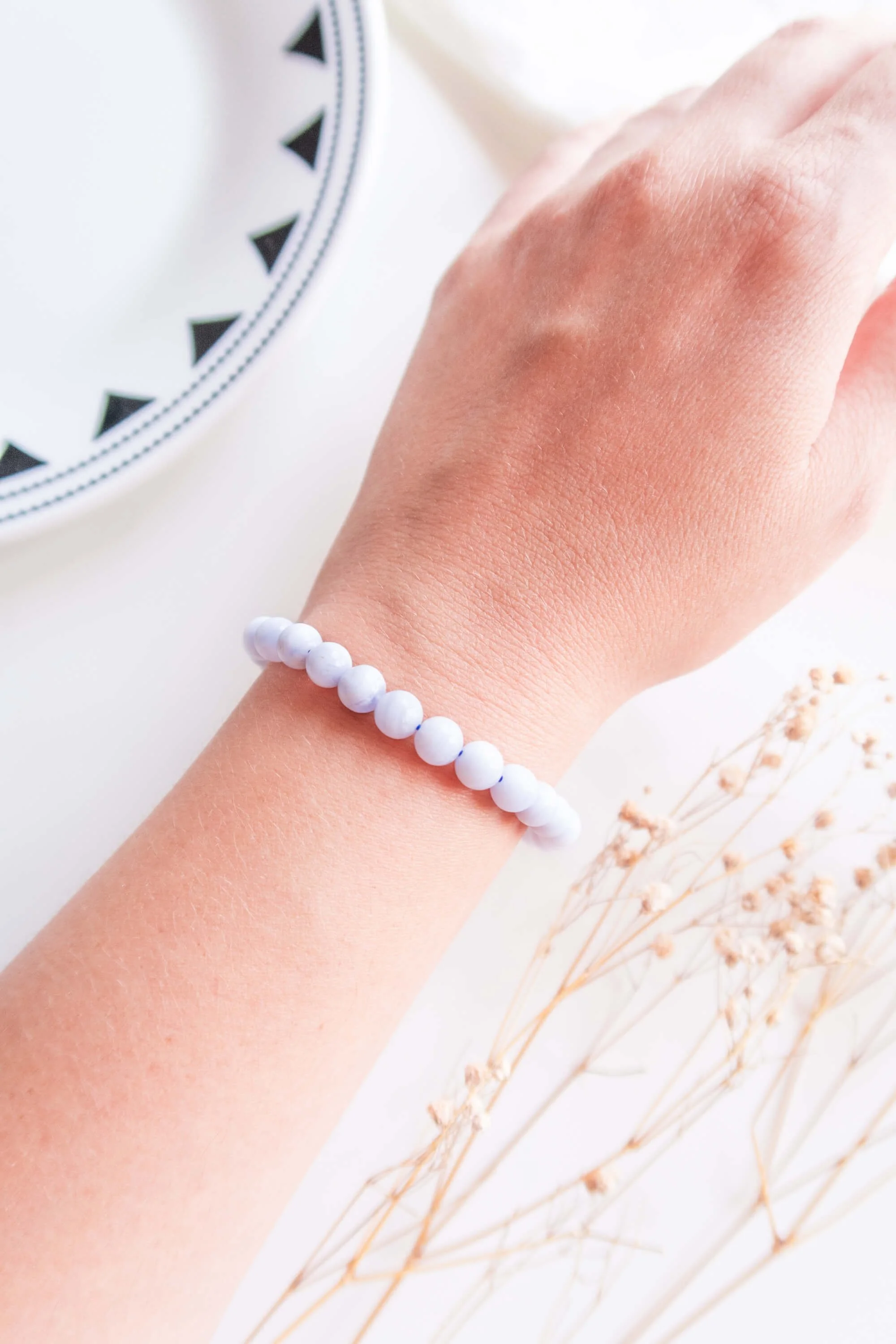 Bracciale in Agata dal Pizzo Blu