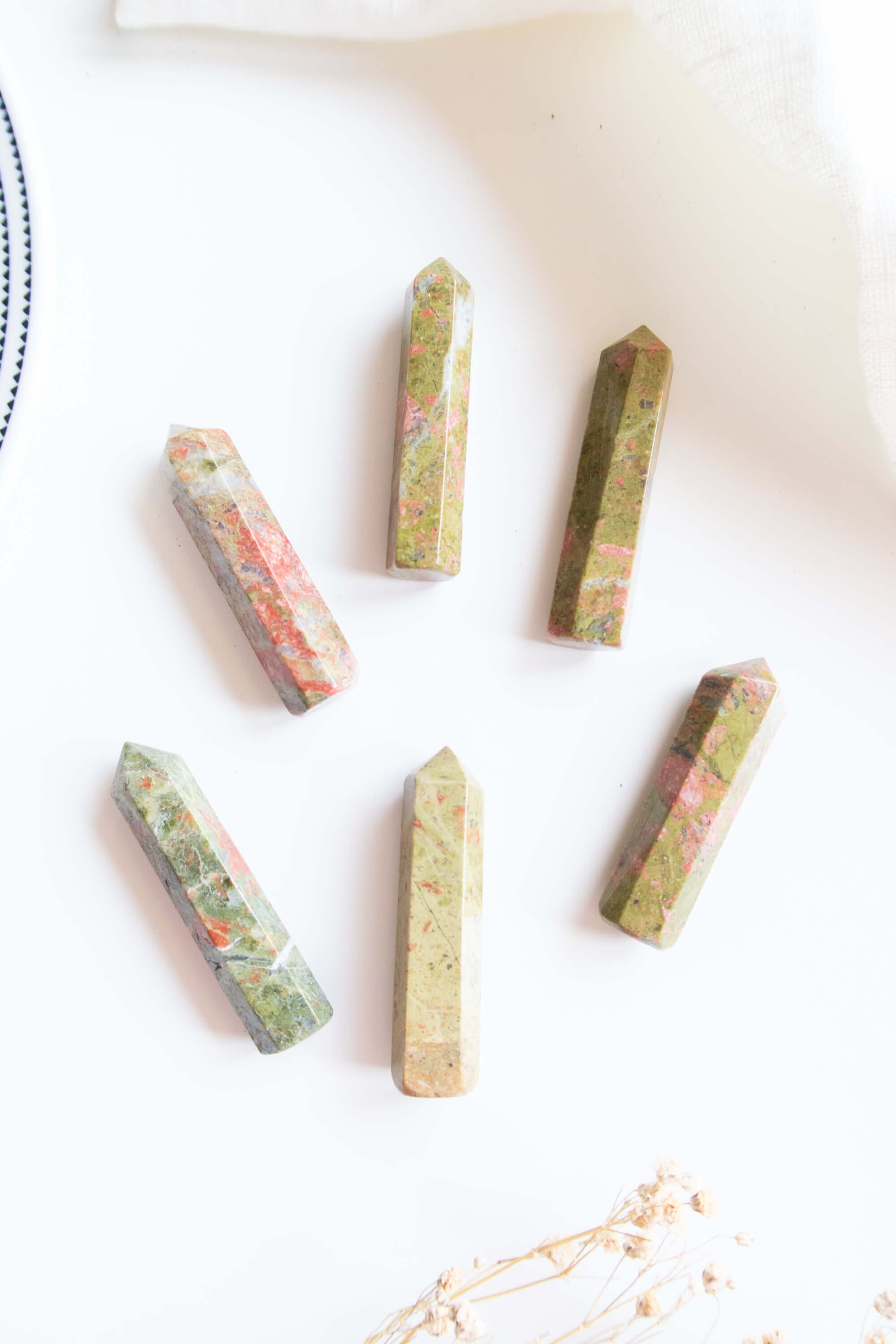Mini punta di Unakite