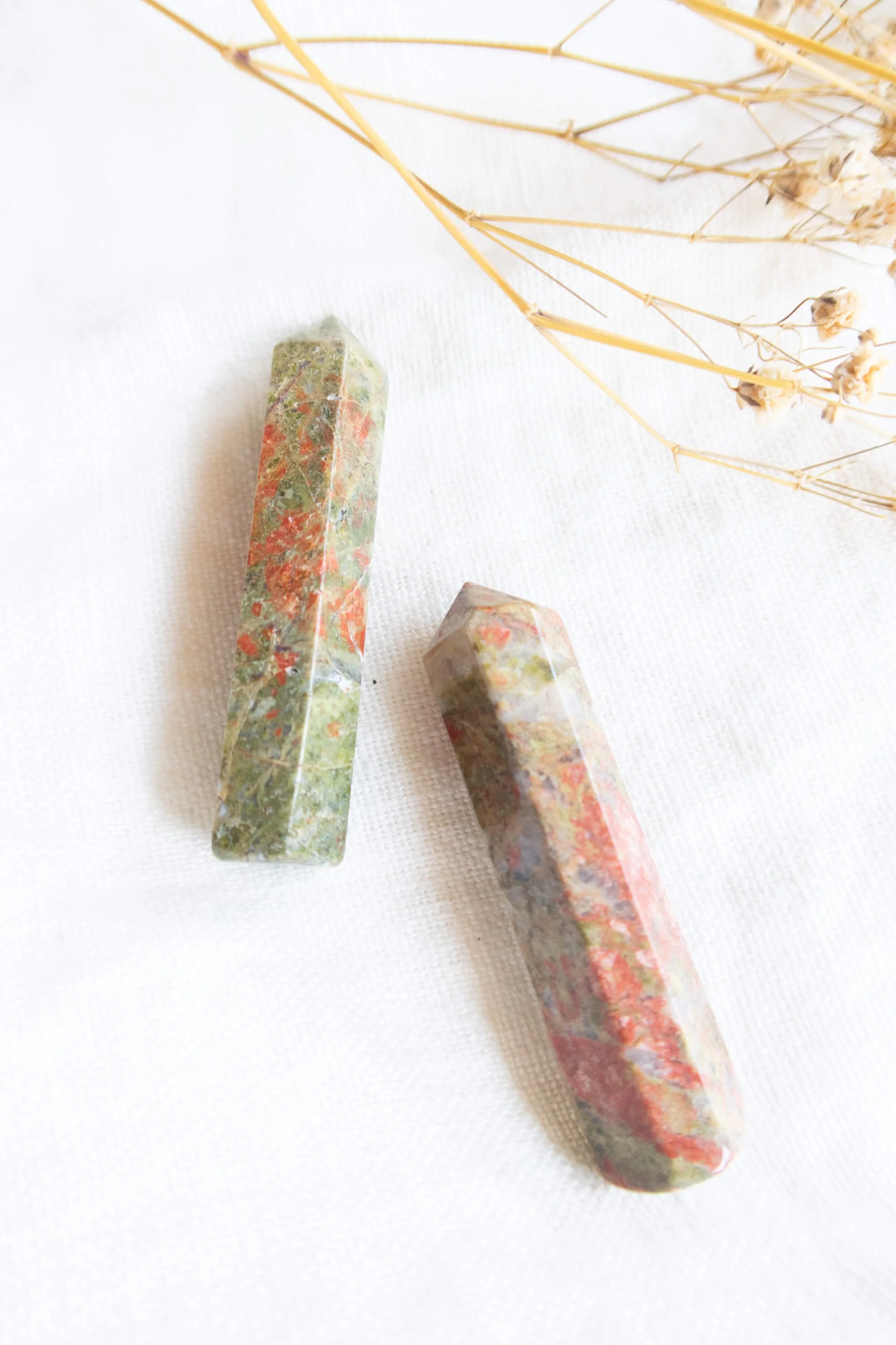 Mini punta di Unakite
