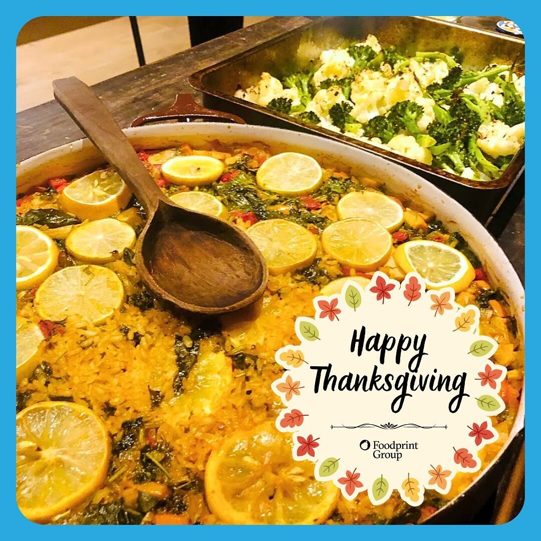 Wishing you a Happy Thanksgiving, from all of us at Foodprint Group! Swipe to see how you can waste less this Thanksgiving 🍂🦃 #zerowaste #thanksgiving #sustainablemeal
