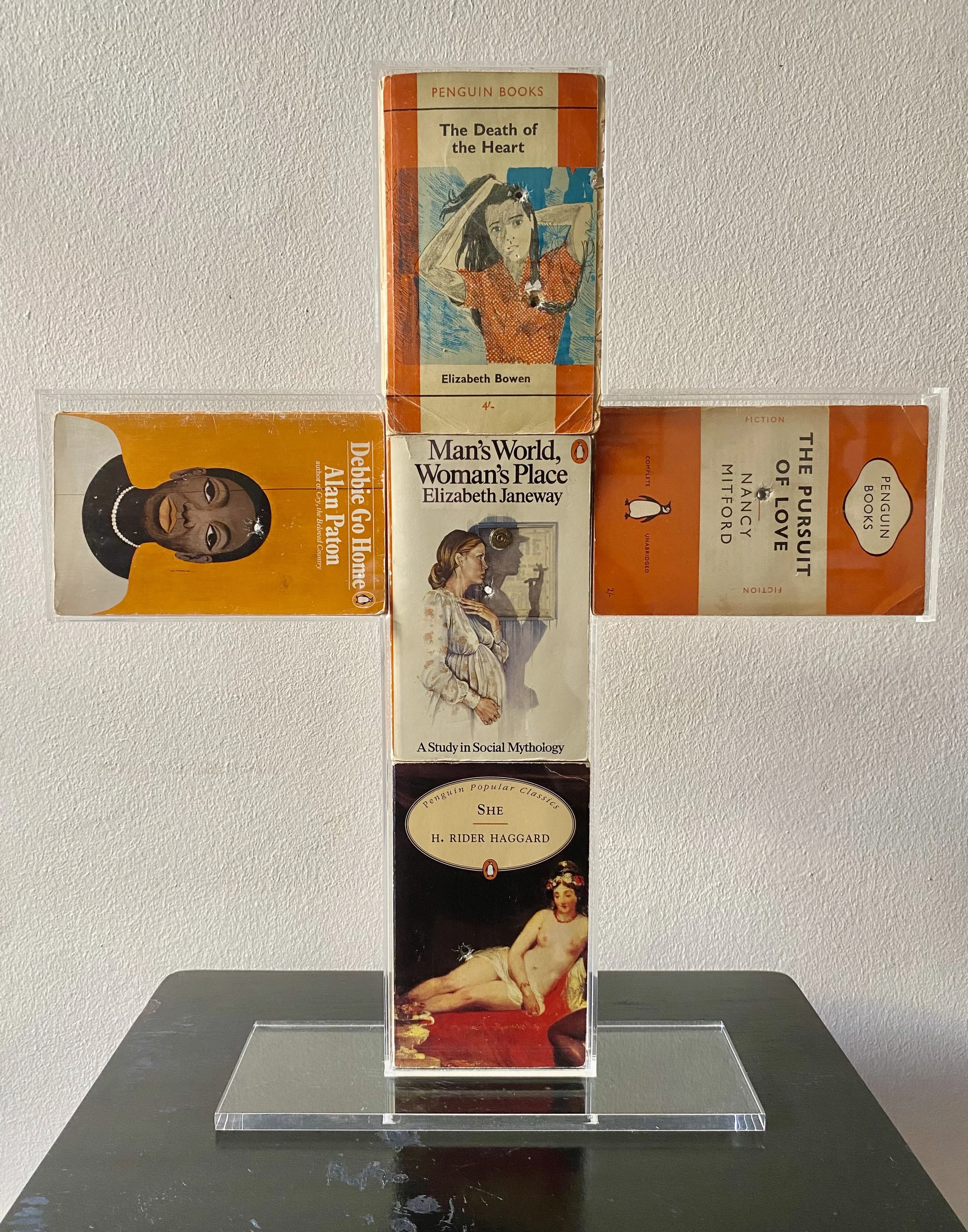 Installation view Wounded Books installation ,2024