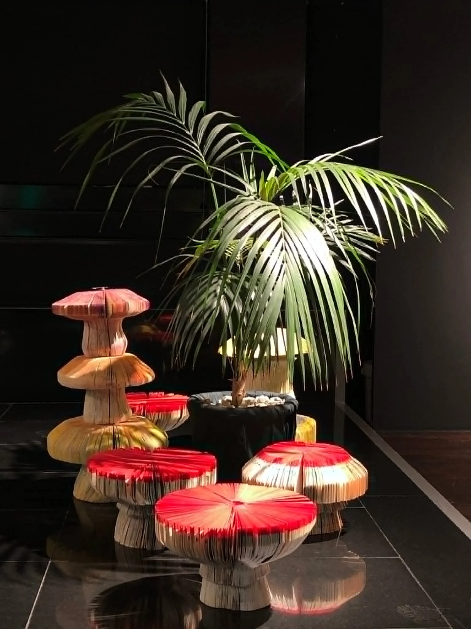 Fungi Installation (Installation View)
2025
Hellenic American Union Gallery, Athens.
Mixed-media installation.
Dimensions variable.
