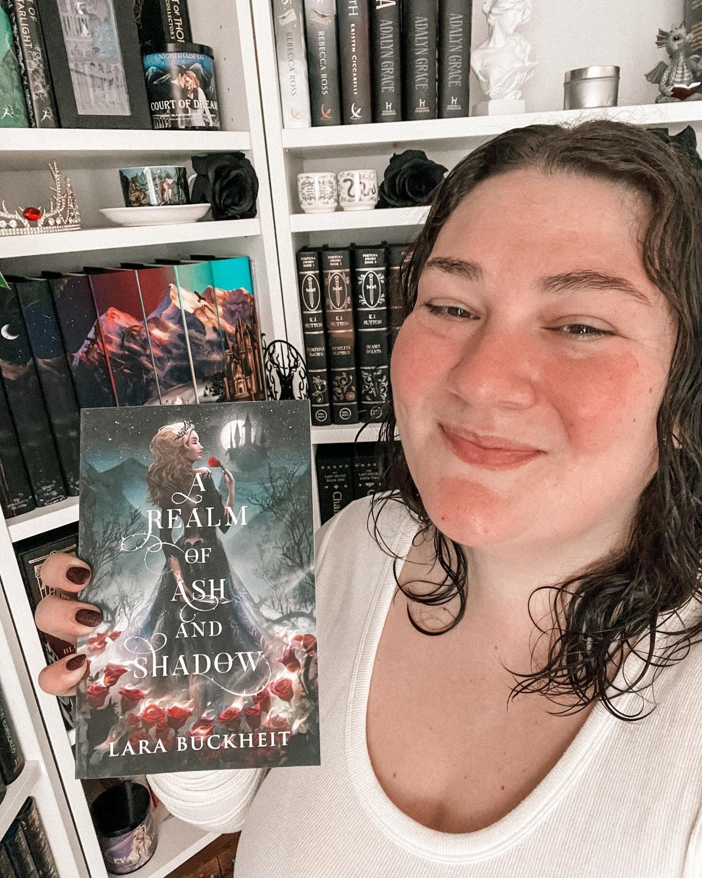 this is the face of someone who just sent out 5(!) eArcs of A Curse of Frost and Stone&mdash;the seductive and glittering sequel to A Realm of Ash and Shadow ❄️

loved book one and want an eArc of book two to binge before it releases on 12/10/24? DM 