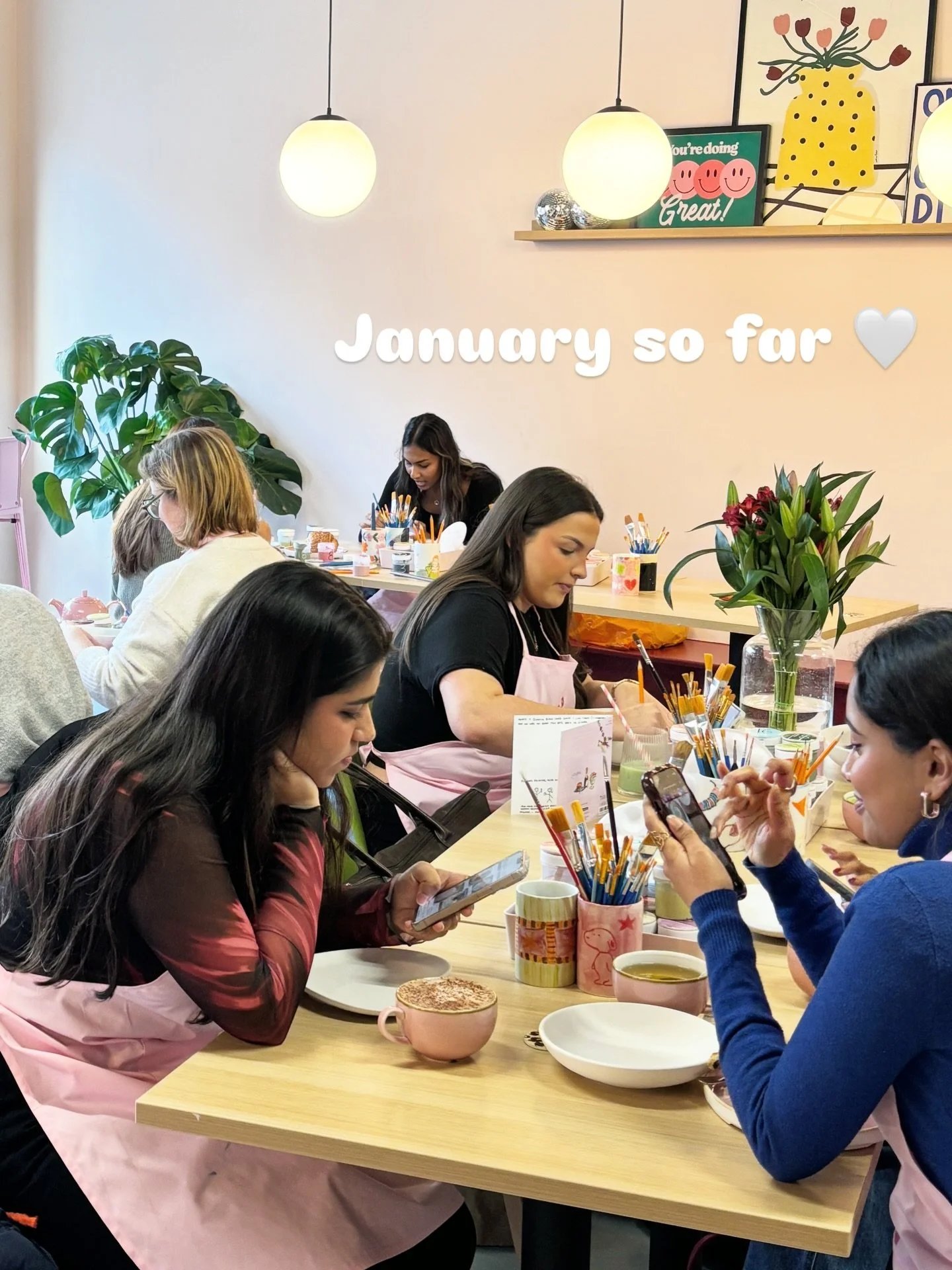 January so far ✨ Thank you SO much for painting with us! 🩷

📍 Carb Club Ceramics, London Fields, E8 3SE

#carbclub #potterypainting #paintingpottery #londonfields #eastlondon