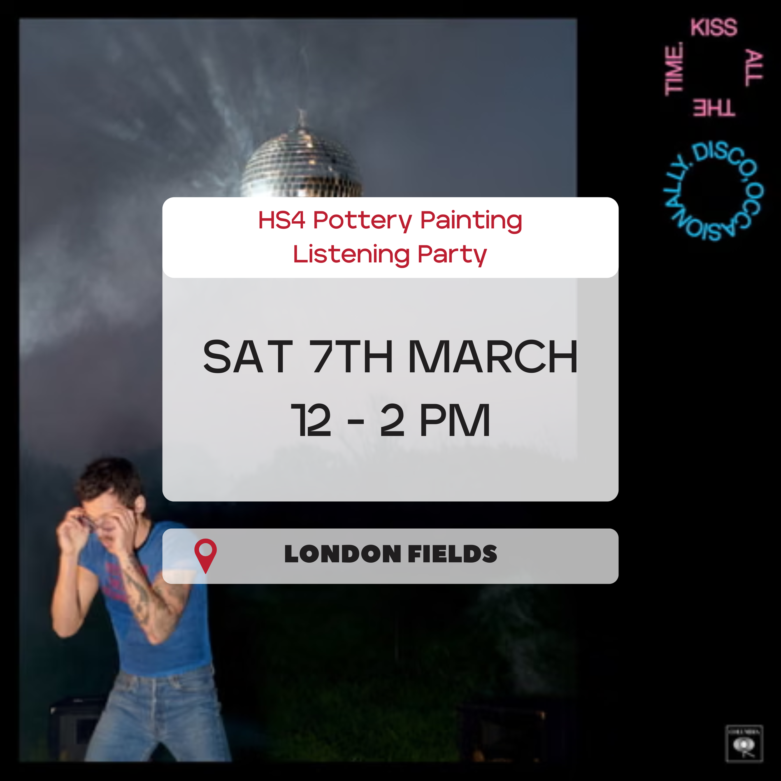 HS4 Pottery Painting Listening Party - 7th March