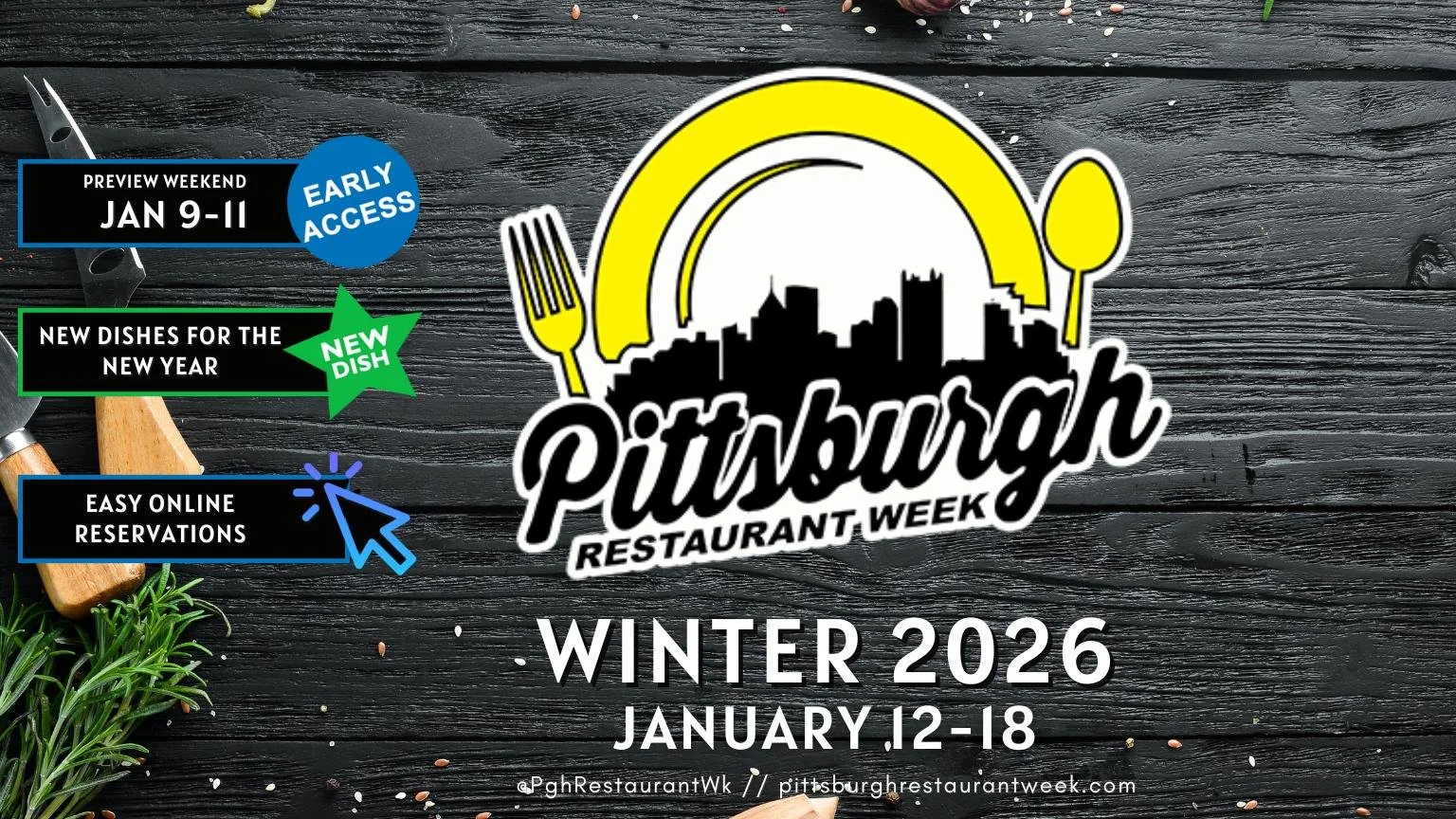 Pittsburgh Restaurant Week Is Here — Jan. 12–18!
