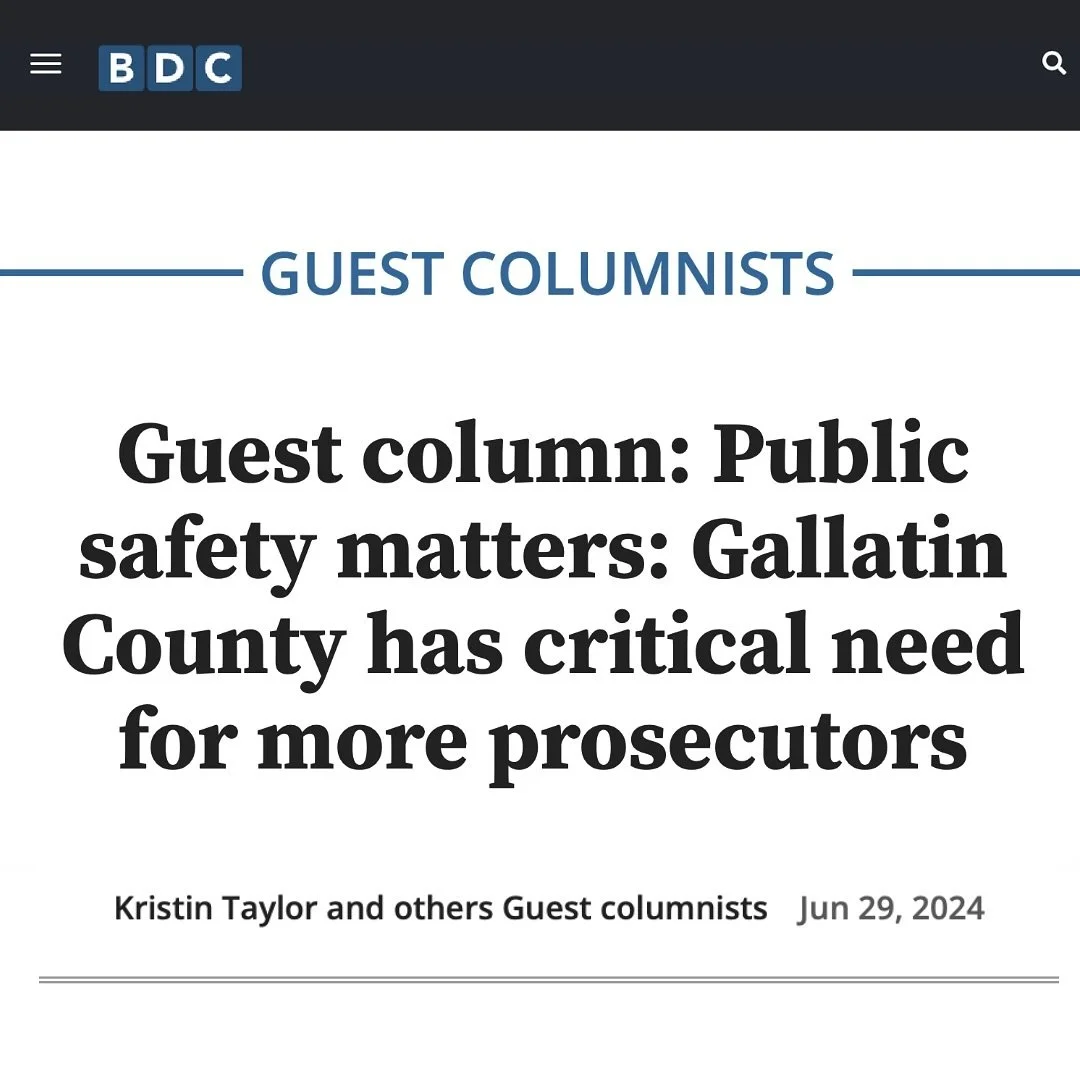 &bull; Link in profile to Guest Column signed by Kristin Taylor and other concerned Bozeman citizens: Coco Kirchhoff, Betsy Swartz, David Quammen, Betsy Gaines Quammen, Sam Bayard, Dede Taylor, Kate Brantley, Matt Bushue, Amanda Ford, Wes Siler, Andr