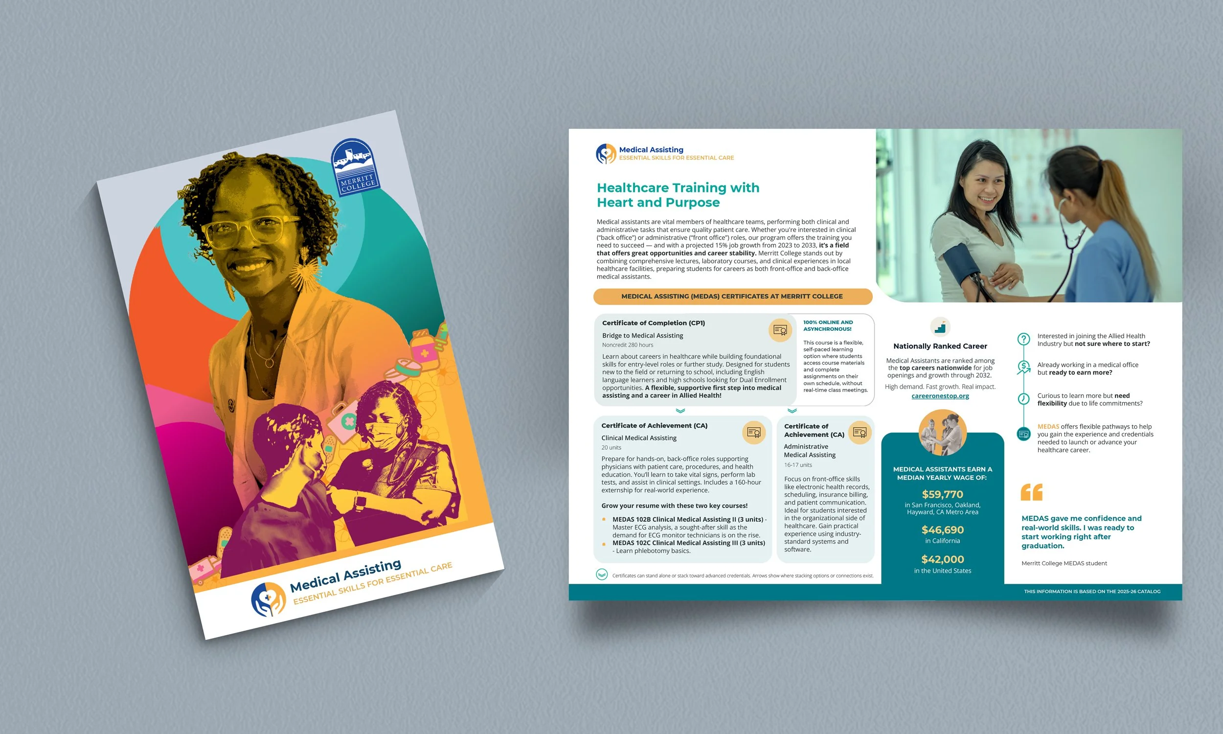 FFG Merritt College Career Education Brochures