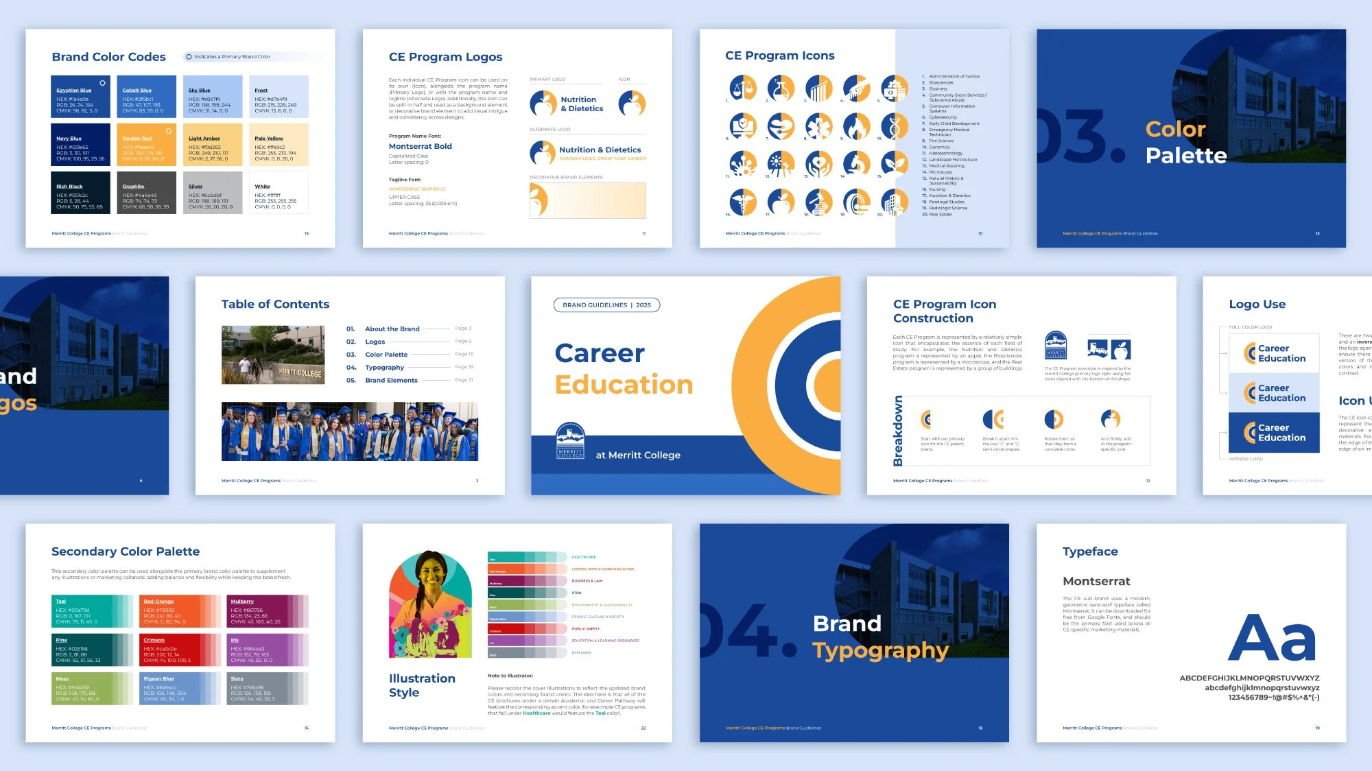 FFG Merritt College Career Education Brand Identity