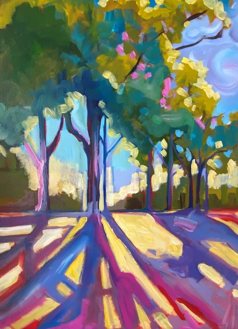 Canatara Tree Shadows  (16"x 20") SOLD