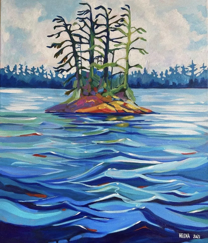Algonquin Lake  (20"x 24") SOLD  