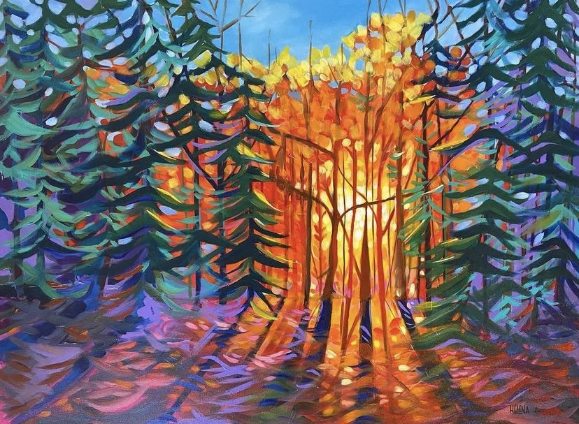 Iain's View  (30"x 40") SOLD