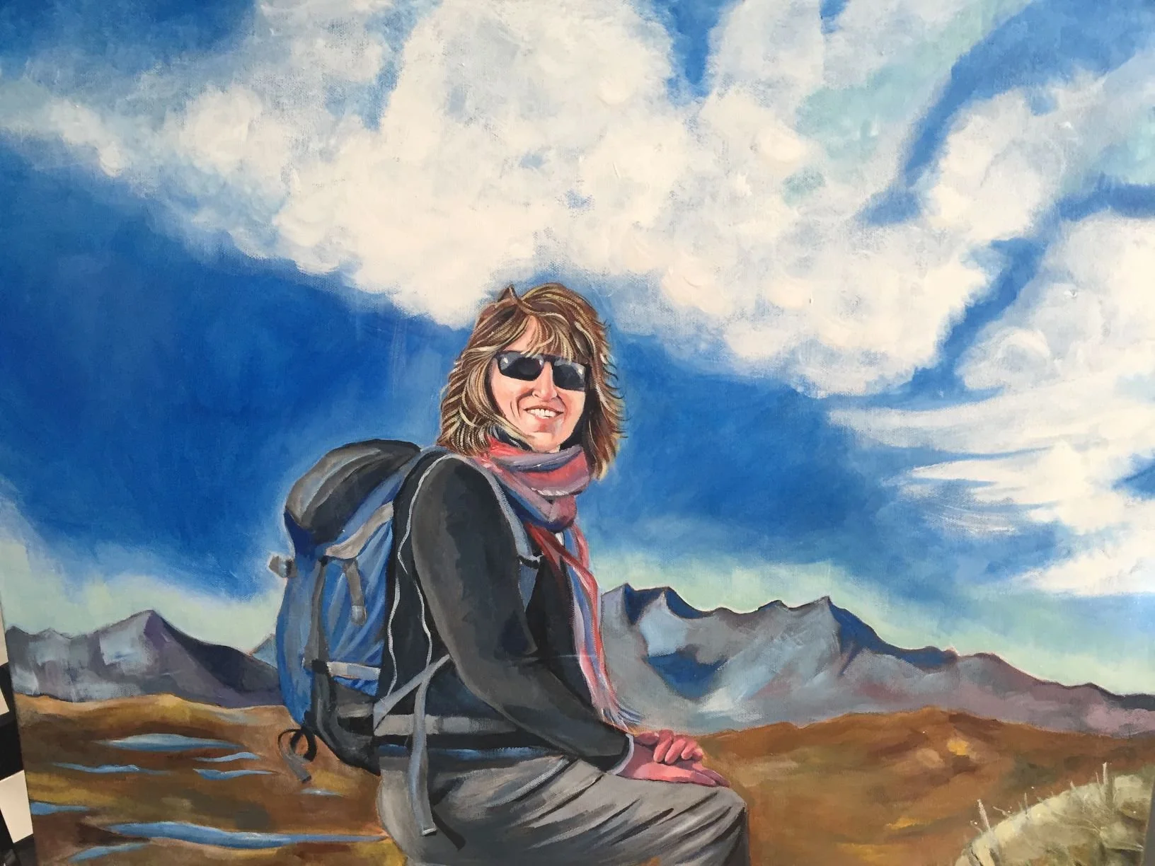 Trish in Norway  (30"x 40") SOLD  