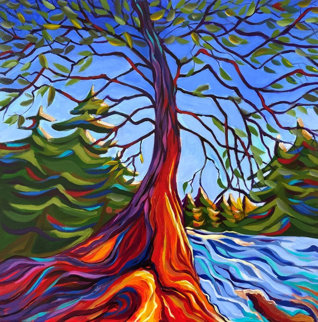 Spring Tree  (24"x 24") SOLD