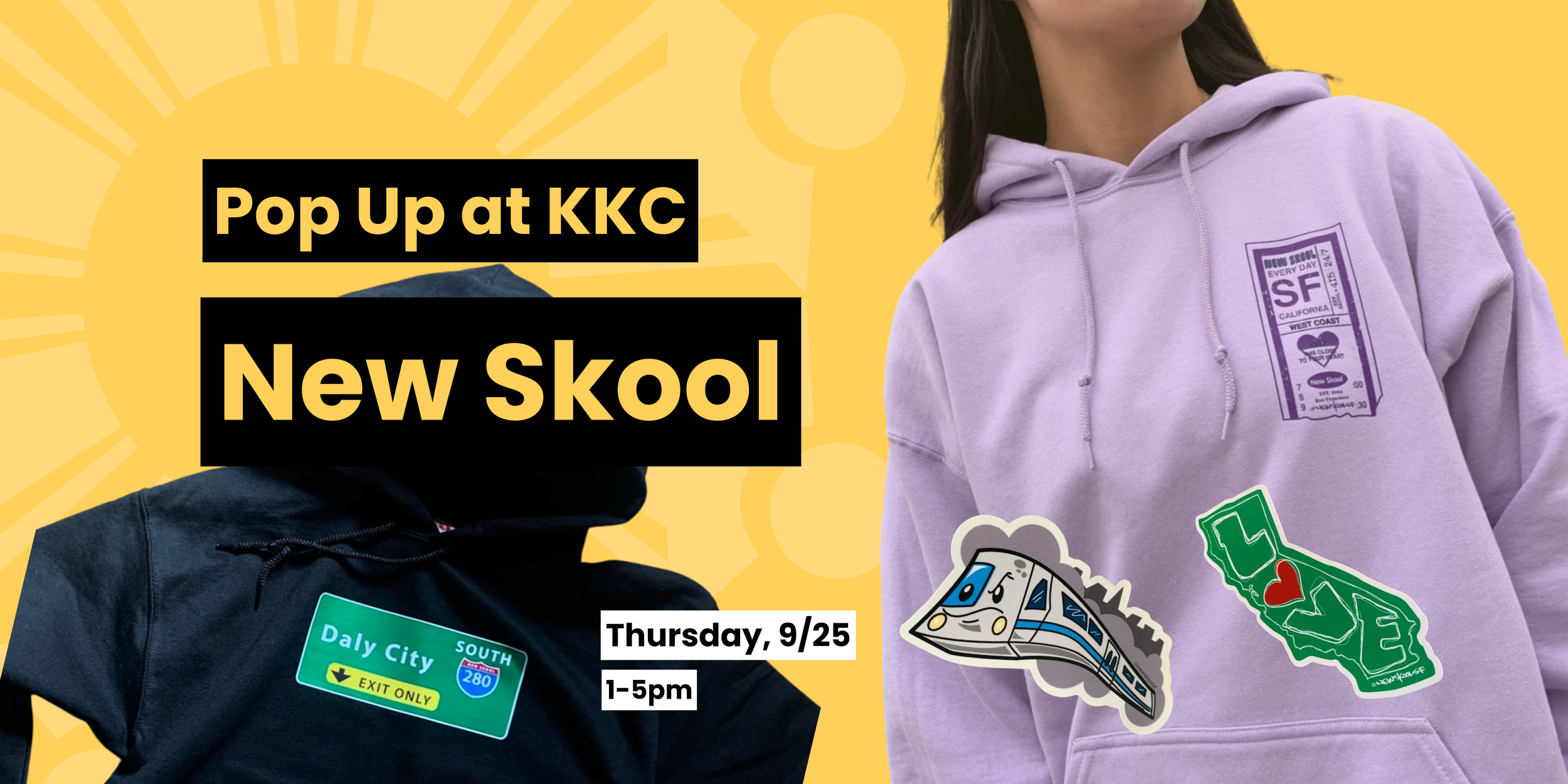 Pop Up at KKC: New Skool - Apparel, Art & Accessories