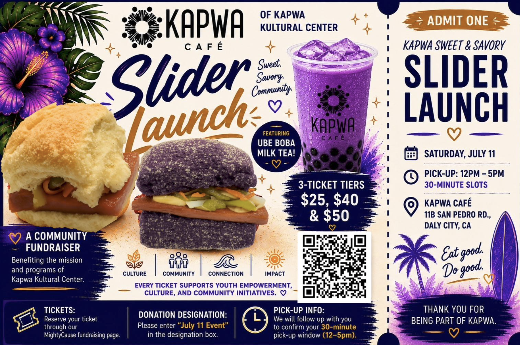 Sweet and Savory Slider Launch