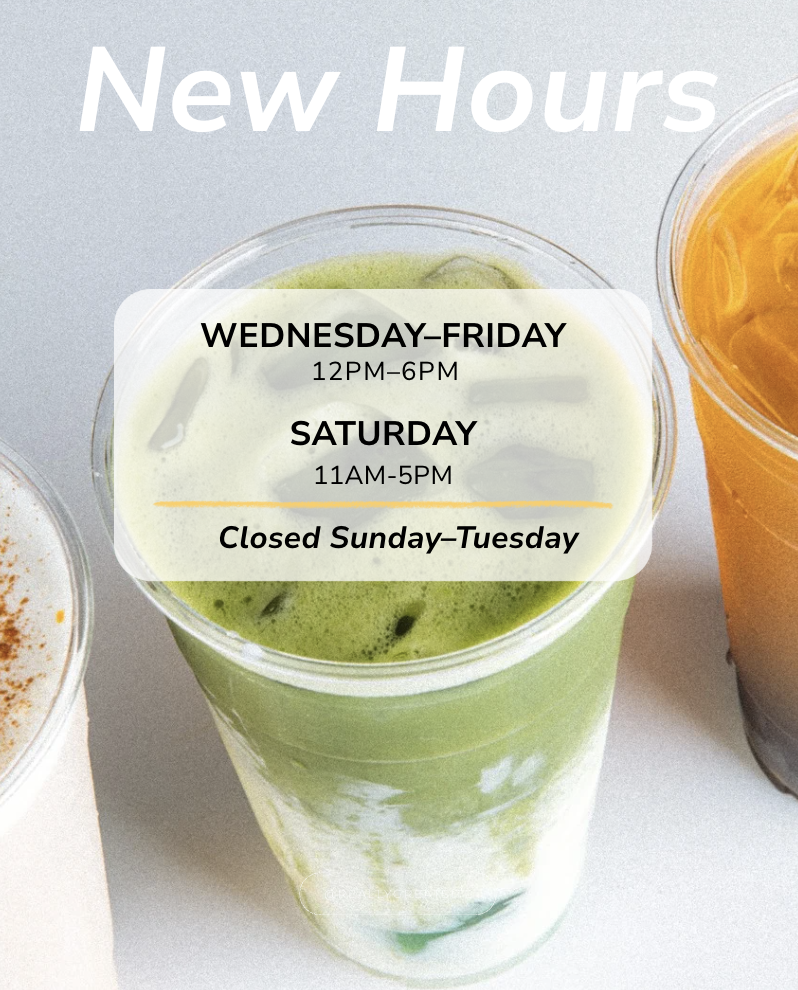New Café Hours