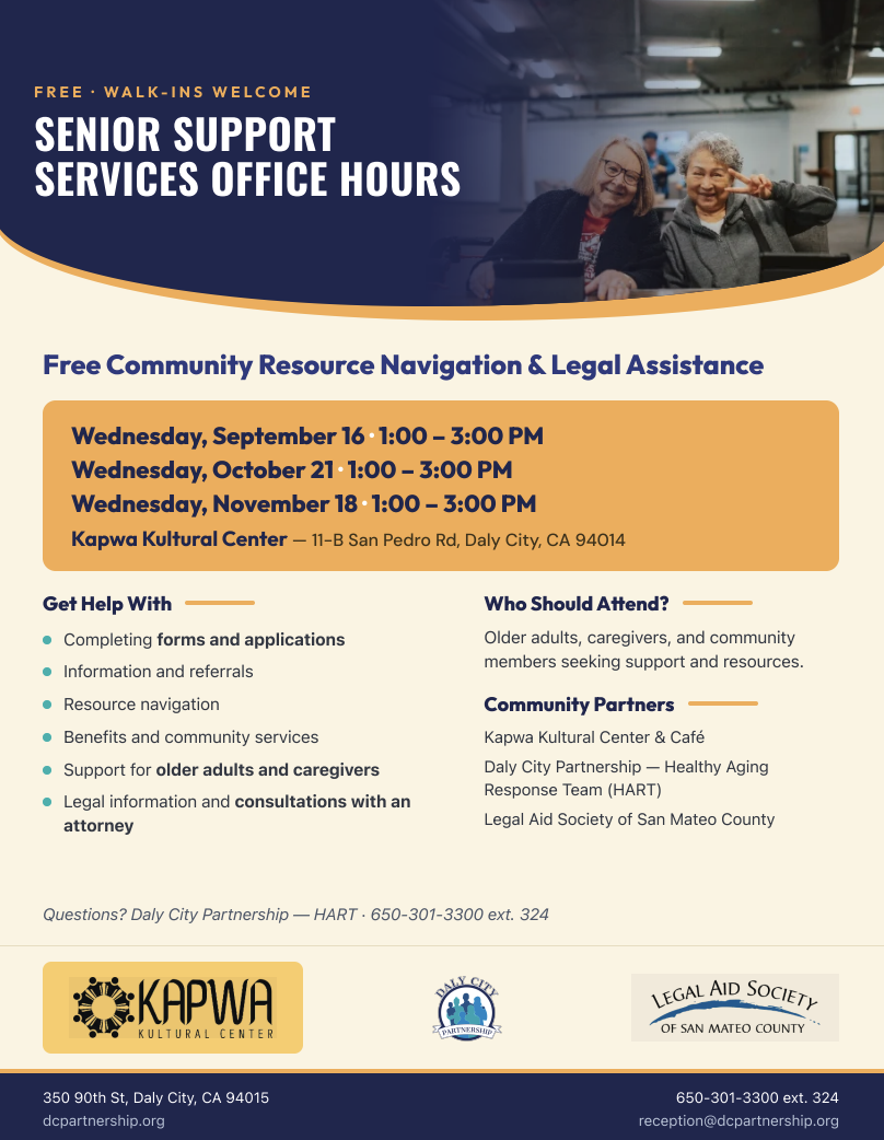 Senior Support Services Office Hours
