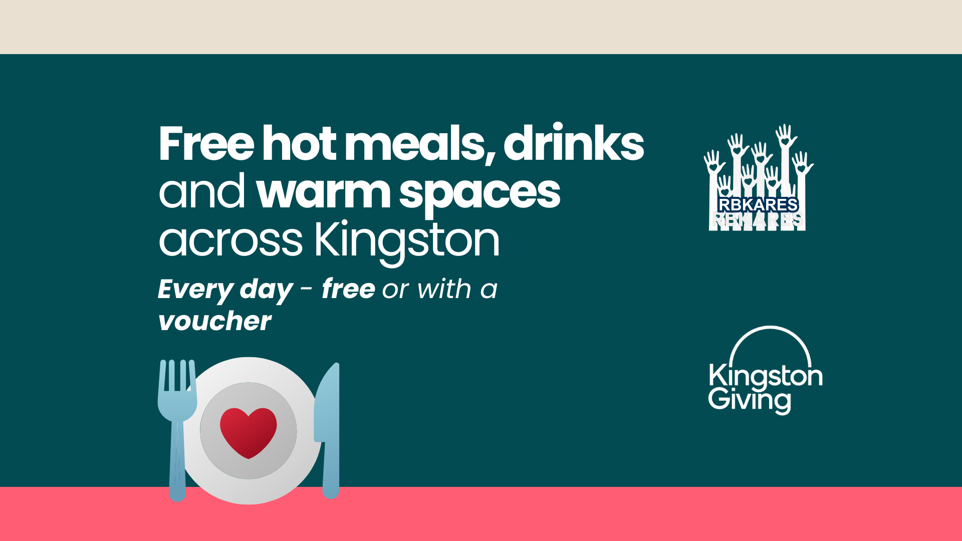 Free hot meals, drinks and warm spaces across Kingston