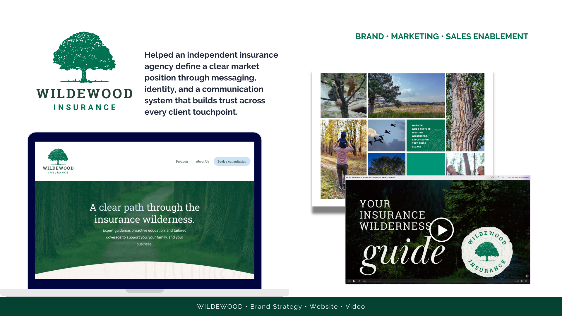 Wildewood Insurance Branding Marketing Sales Enablement