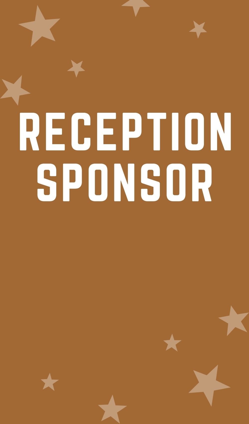 Reception Sponsorship
