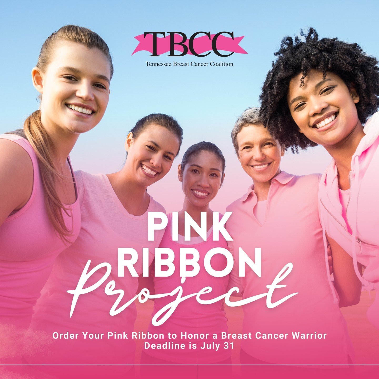 The Nashville Ros&eacute; Festival is a benefit for the Tennessee Breast Cancer Coalition. While our event is not going on at the moment, we would still like to help them in their efforts. They have the Pink Ribbon Project going on now where you can 