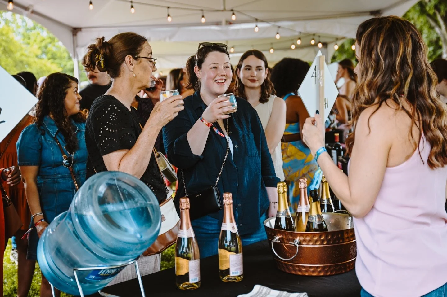 Ros&eacute;, sparkling, ros&eacute; cocktails. 🫶 Your tasting glass is included. Bring your besties and visit the tents. Tix in bio ✨💅