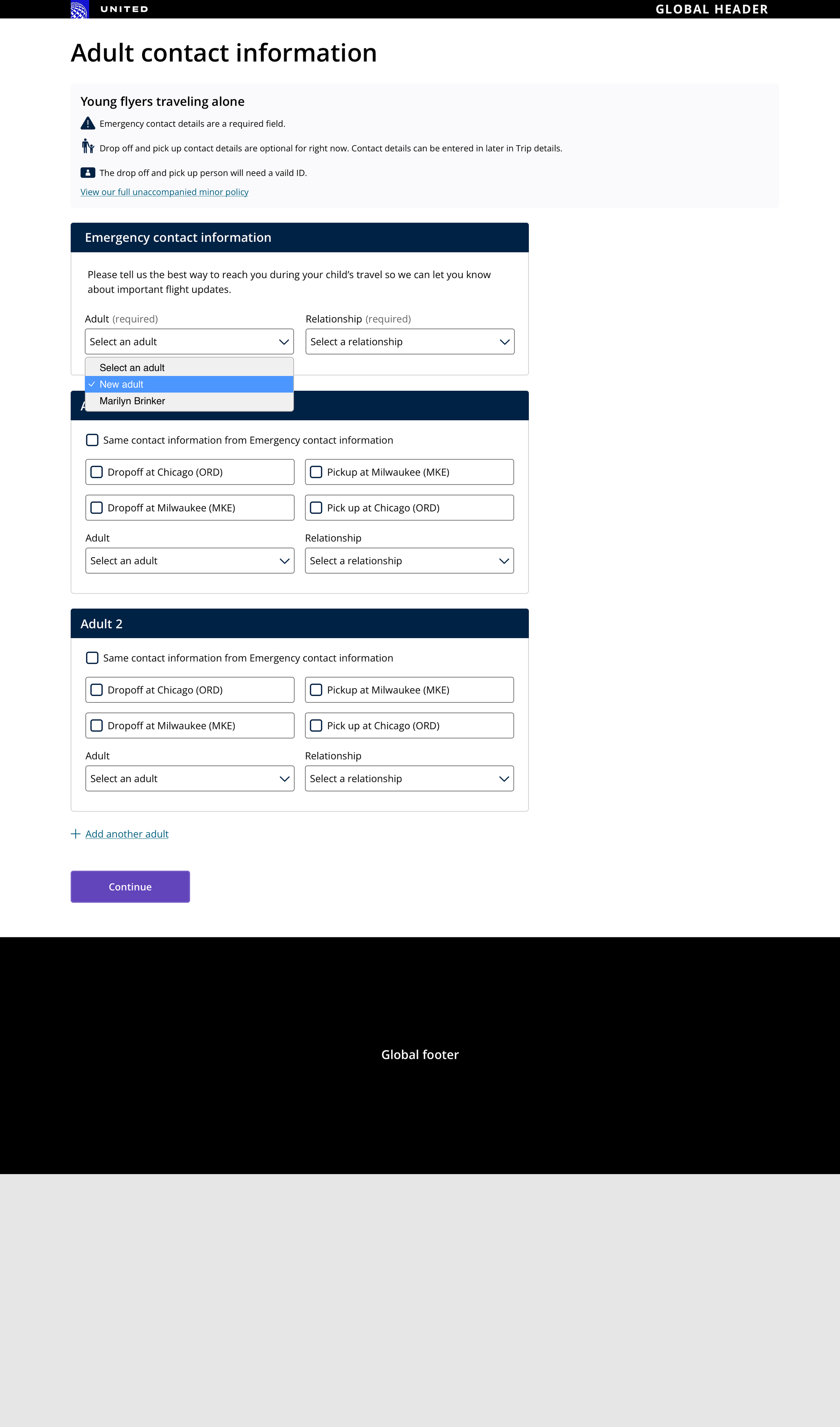 Adult contact information - Landing State - Roundtrip - singed in add new adult 2.png