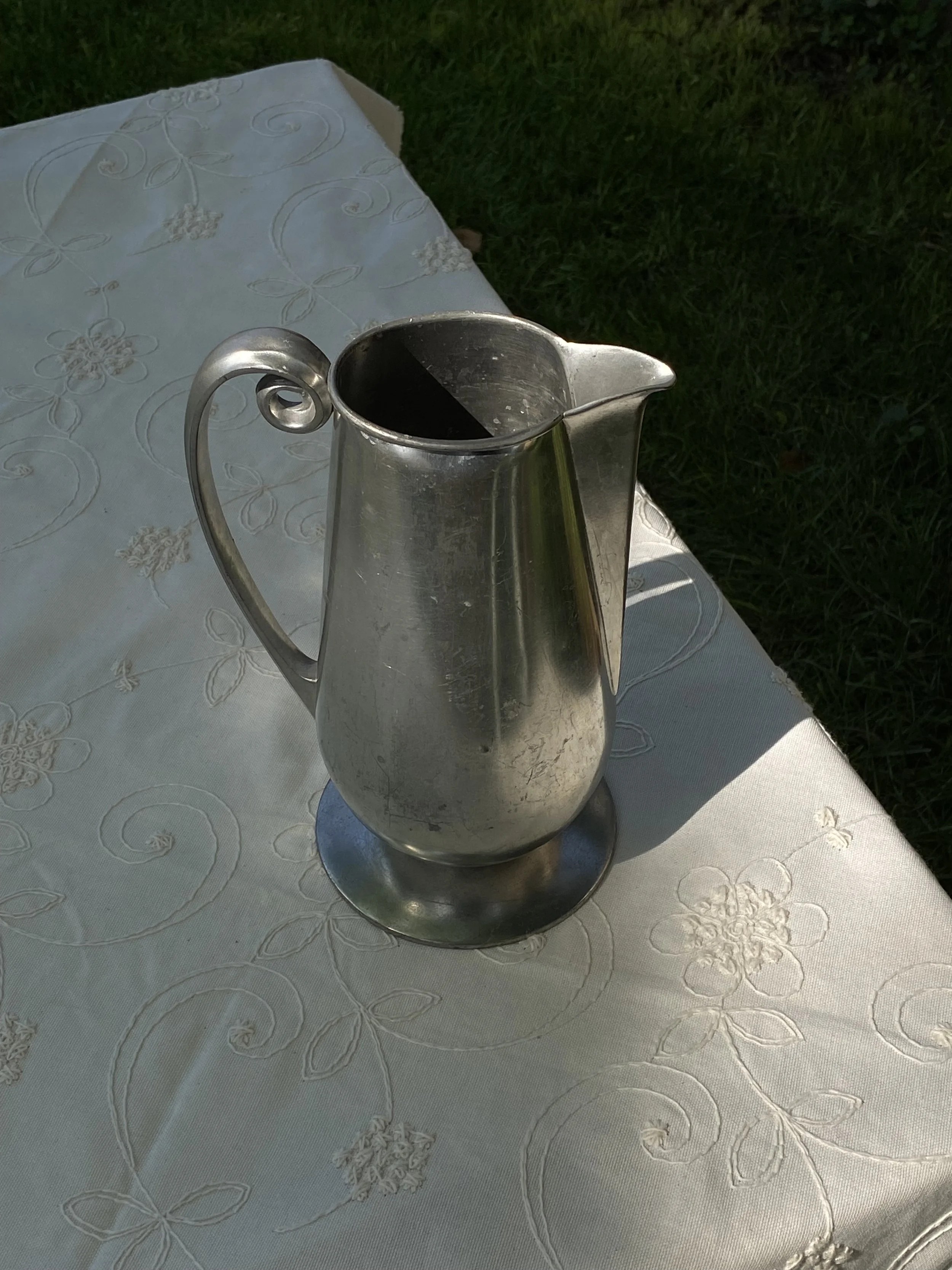 Vintage Pewter Pitcher