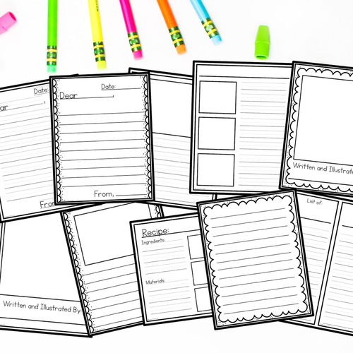 Make a Low Prep First Grade Writing Center — Sweet Firstie Fun