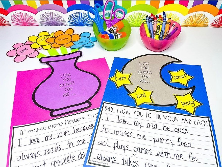 If you&rsquo;re still looking for sweet writing craftivities for Mother&rsquo;s &amp; Father&rsquo;s Day, I have some for you!

This cutie craftivity bundle includes lots of different inclusive options for students to create for any of their loved on