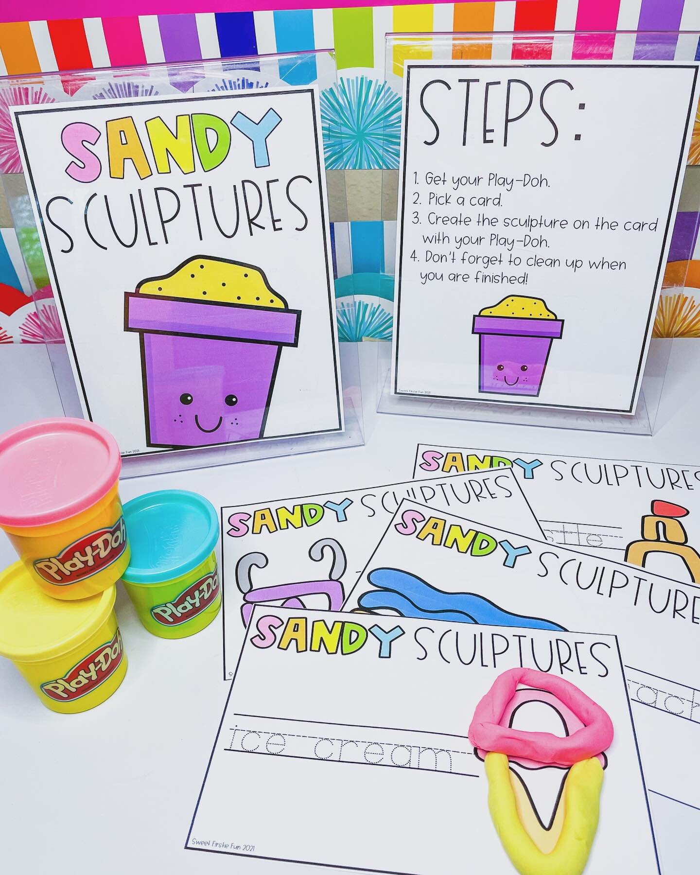 The countdown to the end of year party is ON! 🎉 

My EOY party pack includes a bunch of fun, low-prep stations for your littles to rotate through. If you&rsquo;ve never had a class party move through stations before, I promise you&rsquo;ll never go 