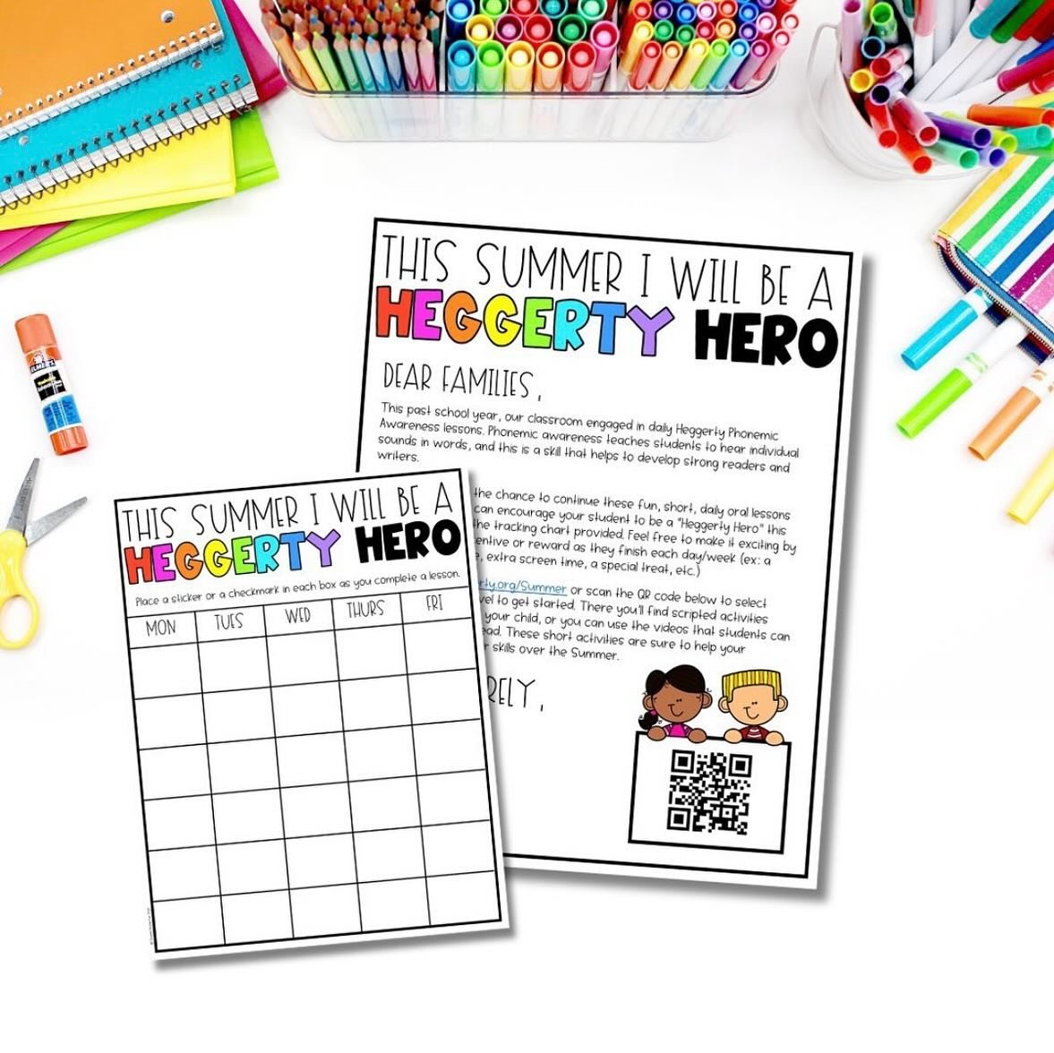 ☀️Summer Literacy FREEBIES! ☀️

Y&rsquo;all know how much I love Heggerty Phonemic
Awareness practice, but did you know they&rsquo;re offering 6 weeks of FREE Heggerty lessons/videos for families this Summer?! I&rsquo;m so excited about it!

Grab thi