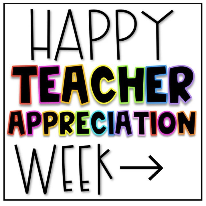 💖Happy Teacher Appreciation Week!💖

Make sure you&rsquo;re following along on my Instagram stories this week so you don&rsquo;t miss any of the fun things that will be happening! 🥳

I&rsquo;ve got special things planned for y&rsquo;all on each day