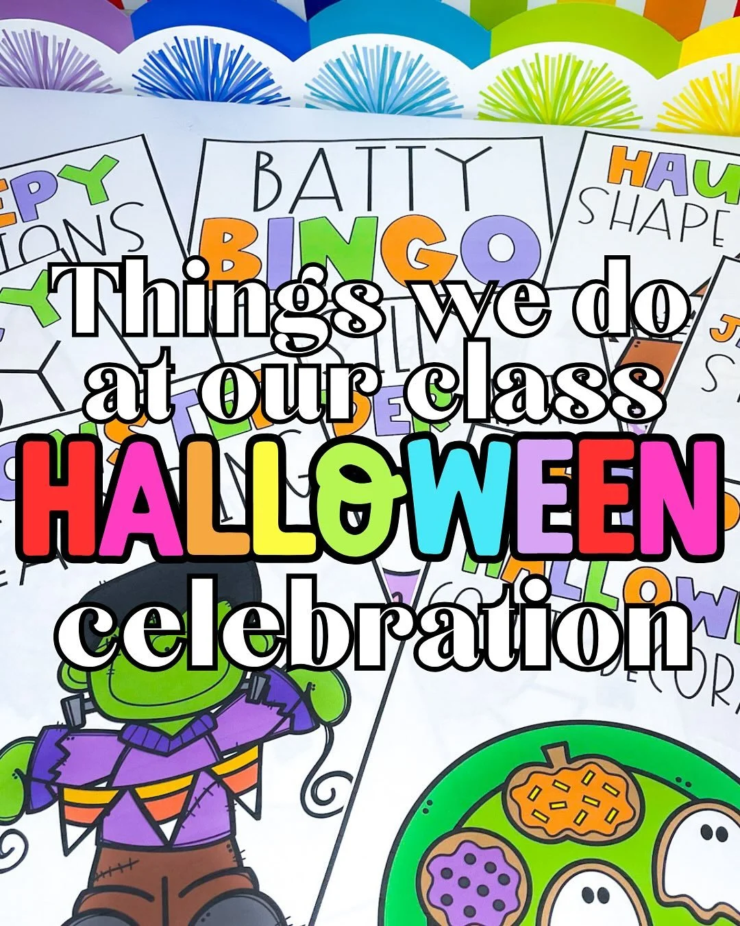 I planned your classroom Halloween party for you! And if you don&rsquo;t do Halloween in the classroom, I&rsquo;ve got a Fun Fall Fest party for you instead! Comment PARTY to get them!