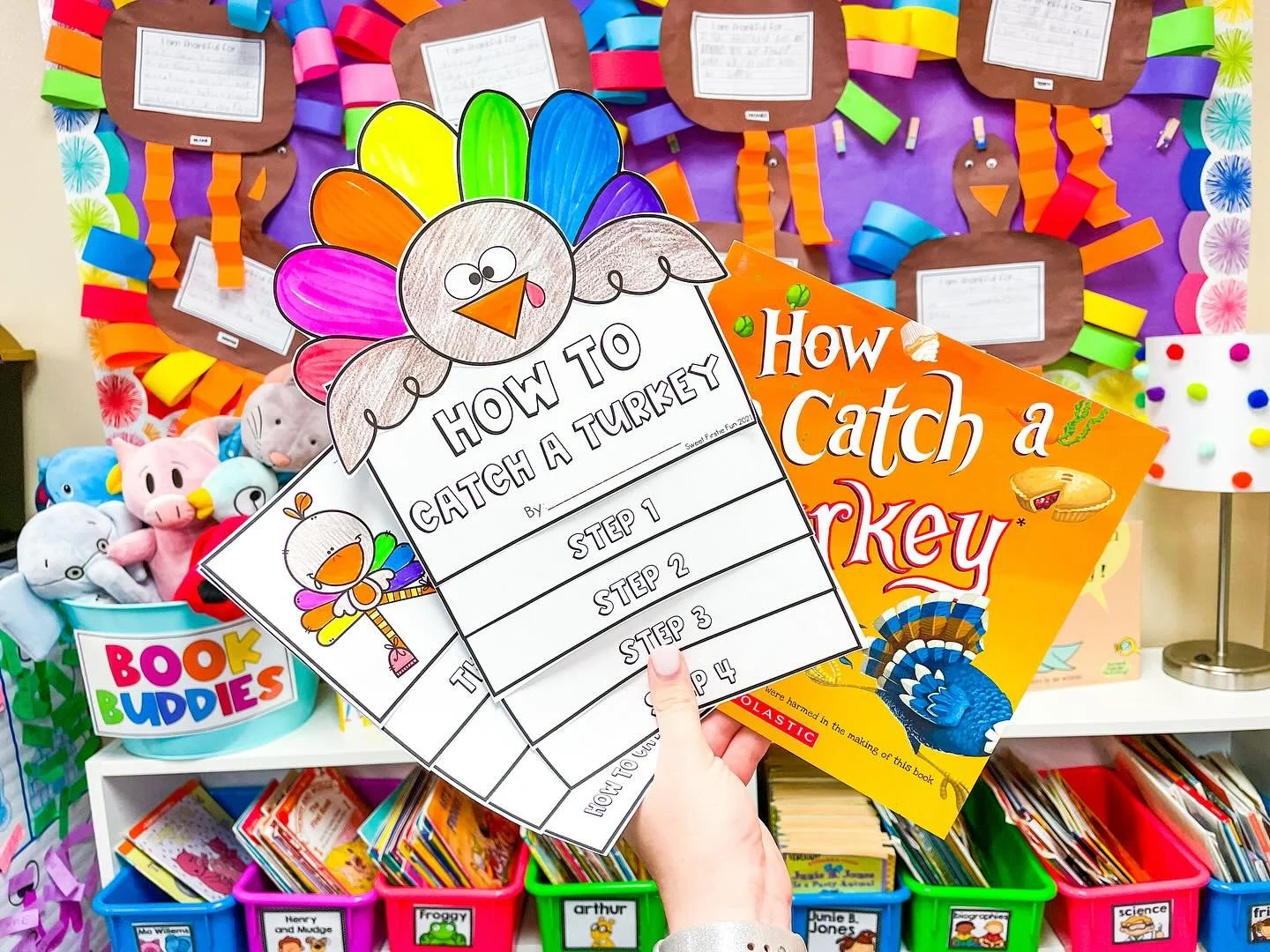 I highly recommend having your students write about how they would catch a turkey... the results are hilarious!!! Comment CATCH and I&rsquo;ll send it to you!

This activity pairs perfectly with the &ldquo;How to Catch a Turkey&rdquo; book, and it is