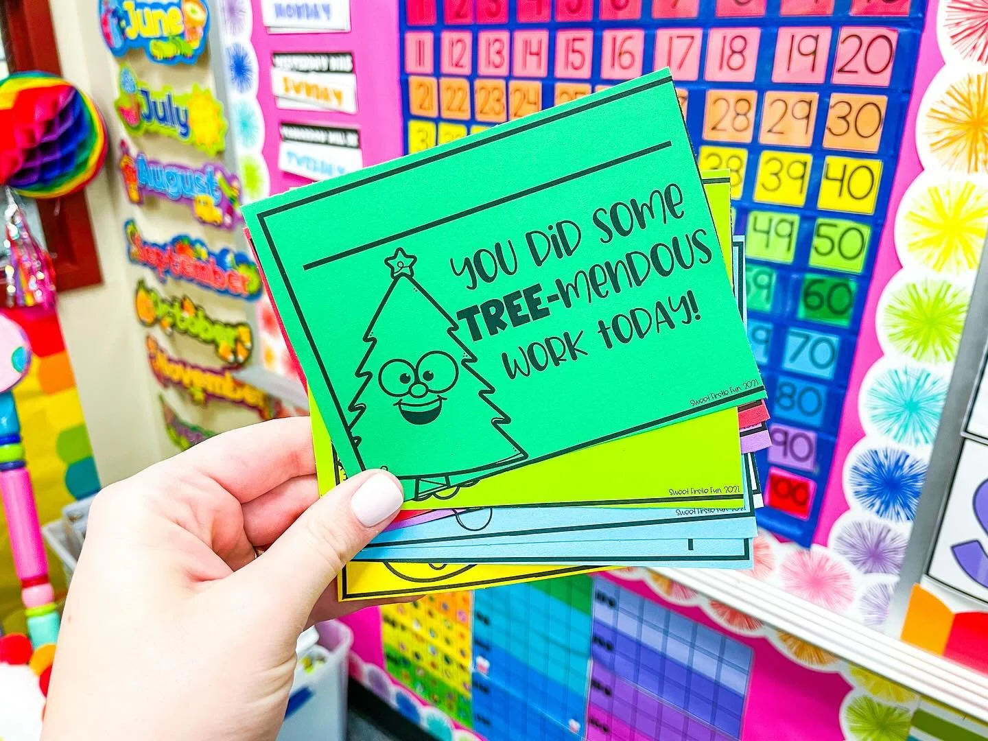 If you&rsquo;re ready to bring on all the Holiday-themed things, then don&rsquo;t forget to print your Winter Positive Behavior notes! 

Comment NOTES below and I&rsquo;ll send you the link!

I keep a stack on my desk and choose a few kids to give th