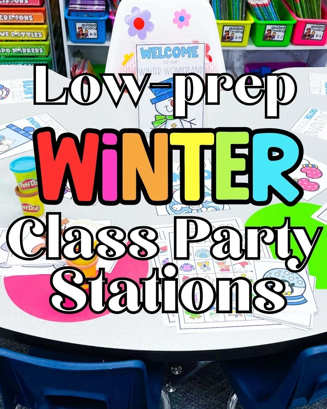 Your Winter class party is planned for you! Find all 7 fun party stations by commenting PARTY below! 

#winterparty #firstgradeclassroom