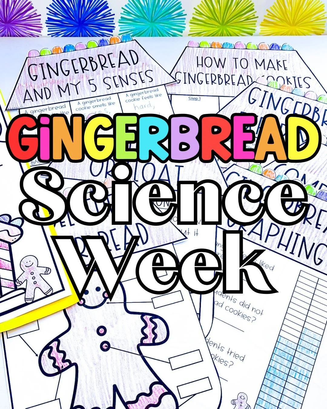 Plan the most fun (and easiest) gingerbread week in first grade! There are sooo many fun learning activities that can be done with gingerbread cookies! 

Find out more about gingerbread week in the classroom by commenting GINGERBREAD below! 😍