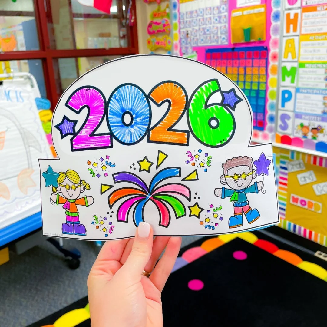 2026 is only a few days away!!! Comment NEW YEAR below and I&rsquo;ll send you the link to my fave New Years activities (including this cutie crown template)!

Everyone needs a cute crown hat to wear to ring in the new year when heading back to schoo