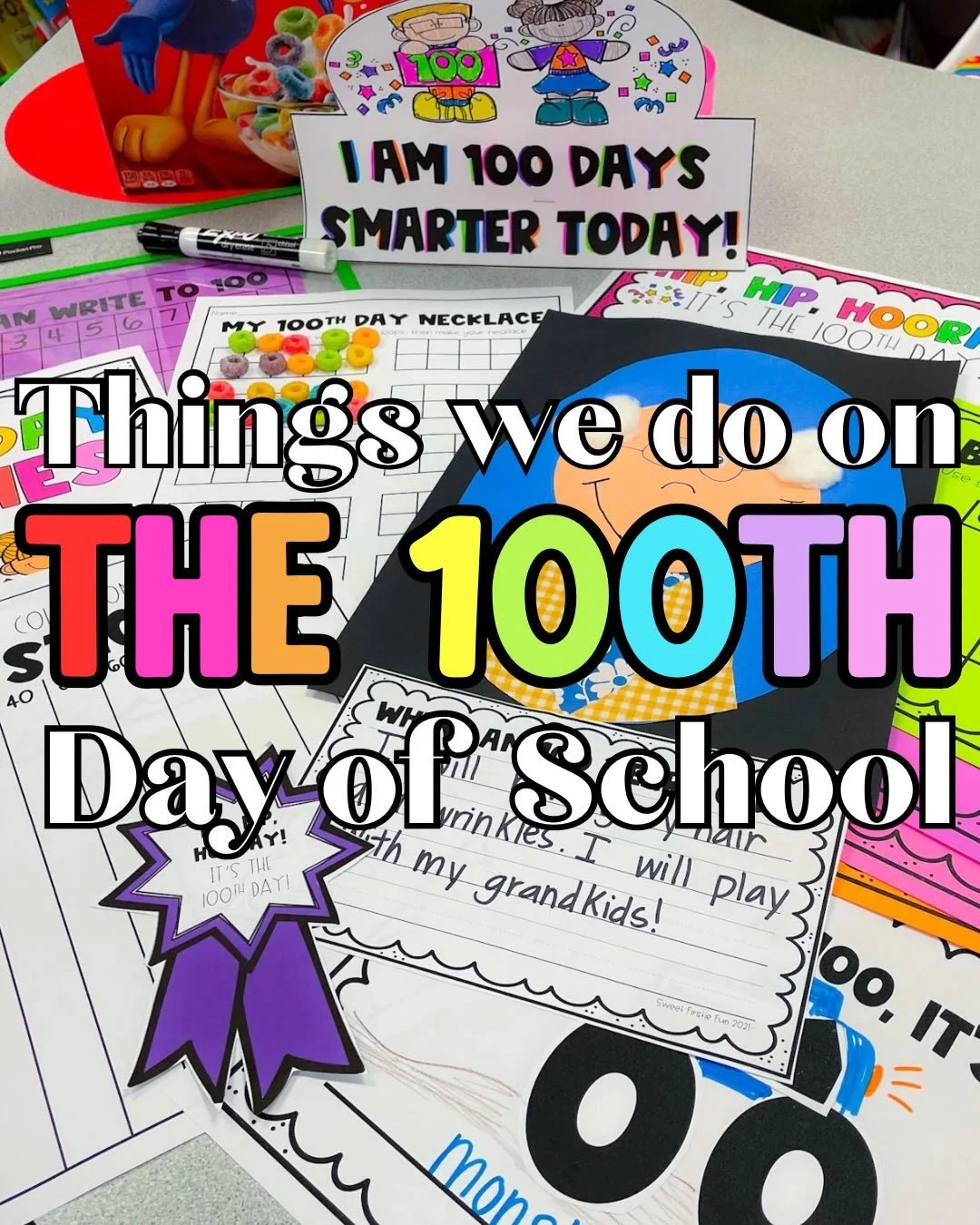 Comment 100 below to have all the info sent to you! And don&rsquo;t forget to check my blog post to see how I manage the 100th day from beginning to end! 🎉🥳

#100thdayofschool #100daysofschool