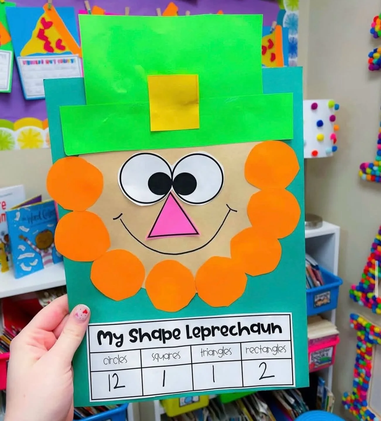 Don&rsquo;t forget to add this guy into your March plans! I just can&rsquo;t get enough of this little shape leprechaun cutie!

If you&rsquo;re looking for the shape leprechaun craft, it&rsquo;s at the link in my profile or you can comment SHAPE and 