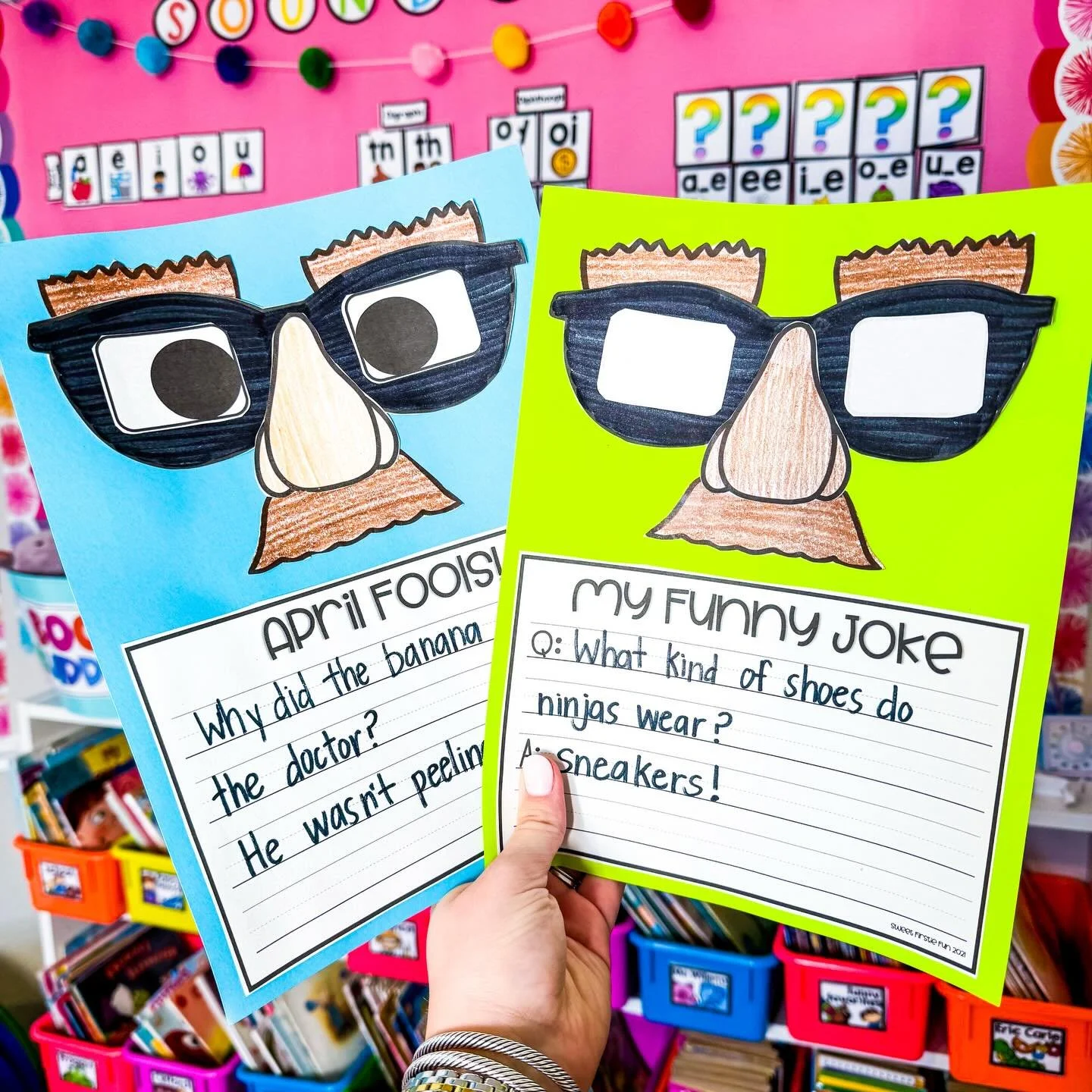 If you don&rsquo;t have a plan for April Fool&rsquo;s Day yet, this is your chance to get a bunch of laughs in with your students!! Comment LAUGH for this fun activity! 

This activity comes with lots of pre-written joke strips for you to cut up and 