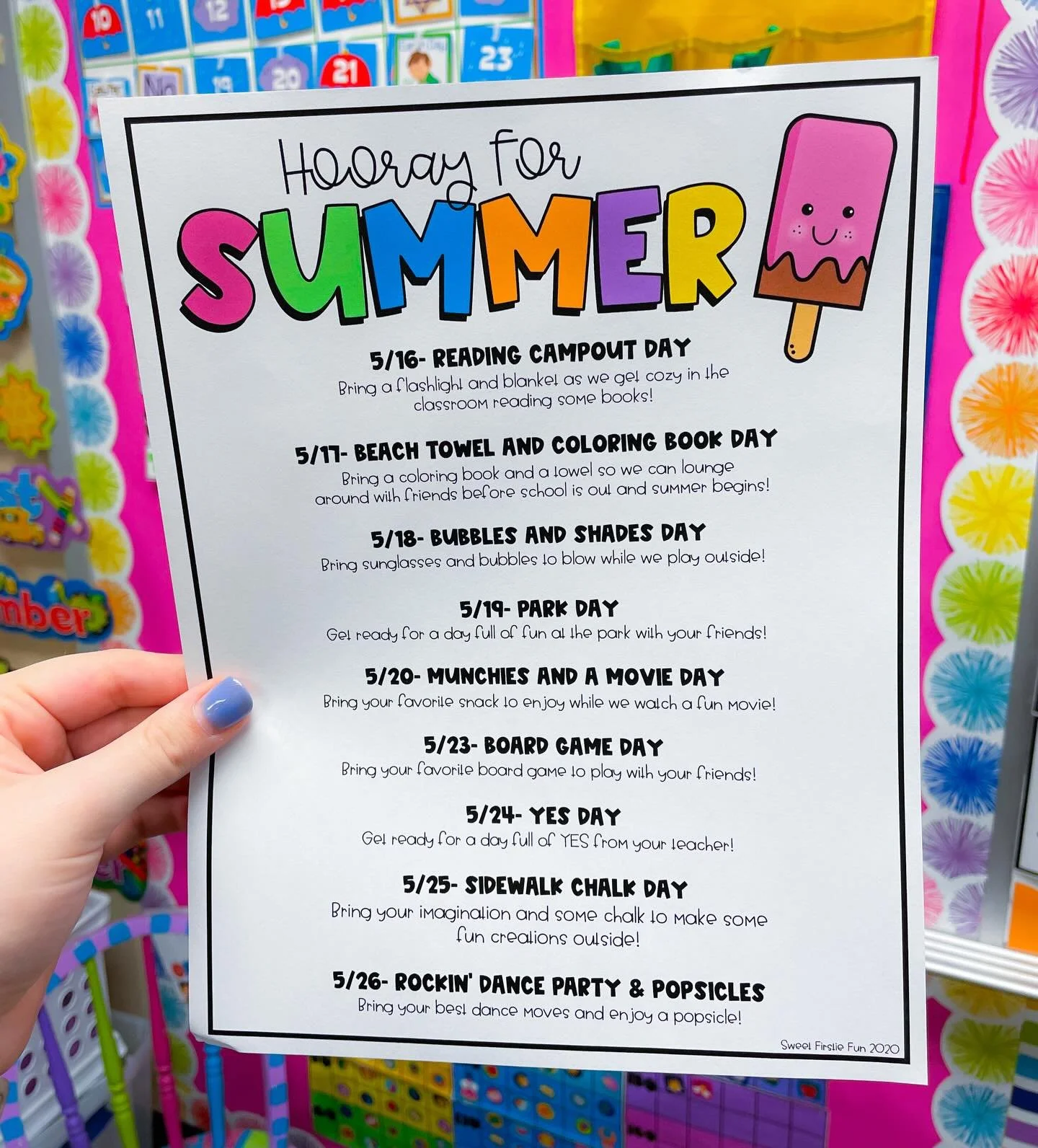 A fun little FREEBIE (that&rsquo;s no joke!) for y&rsquo;all since we&rsquo;re heading closer to the end of the school year and I know a bunch of y&rsquo;all like to plan ahead!

This resource is editable so that you are able to type in your own fun 