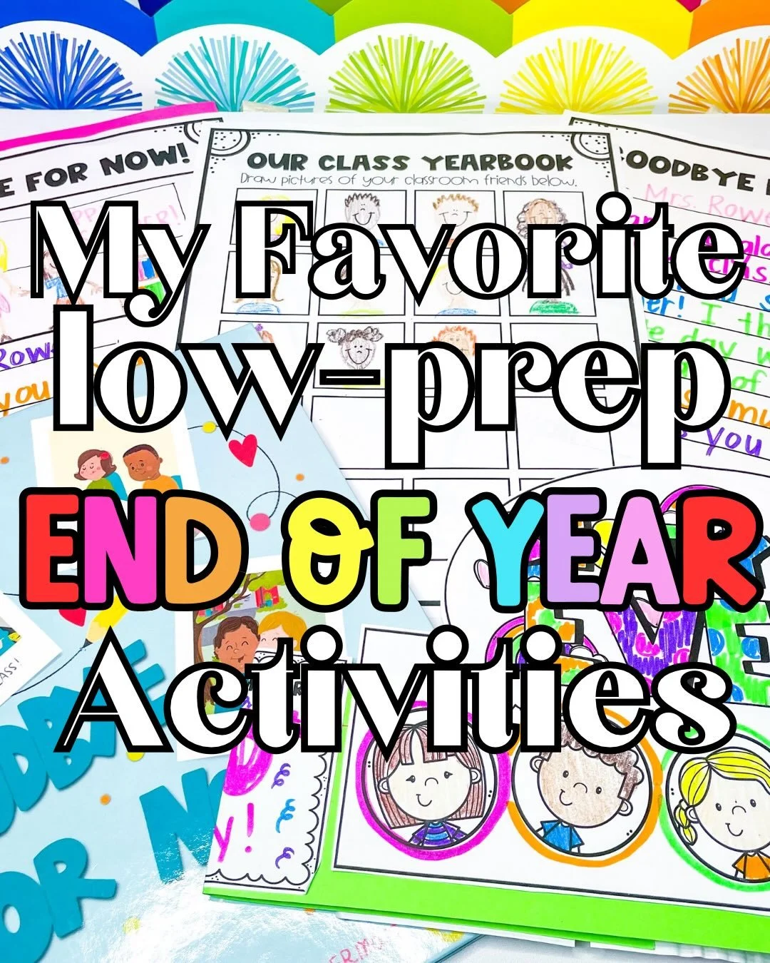 The end of the year is near!! Swipe to see a few of my fave EOY activities for the final weeks of school!