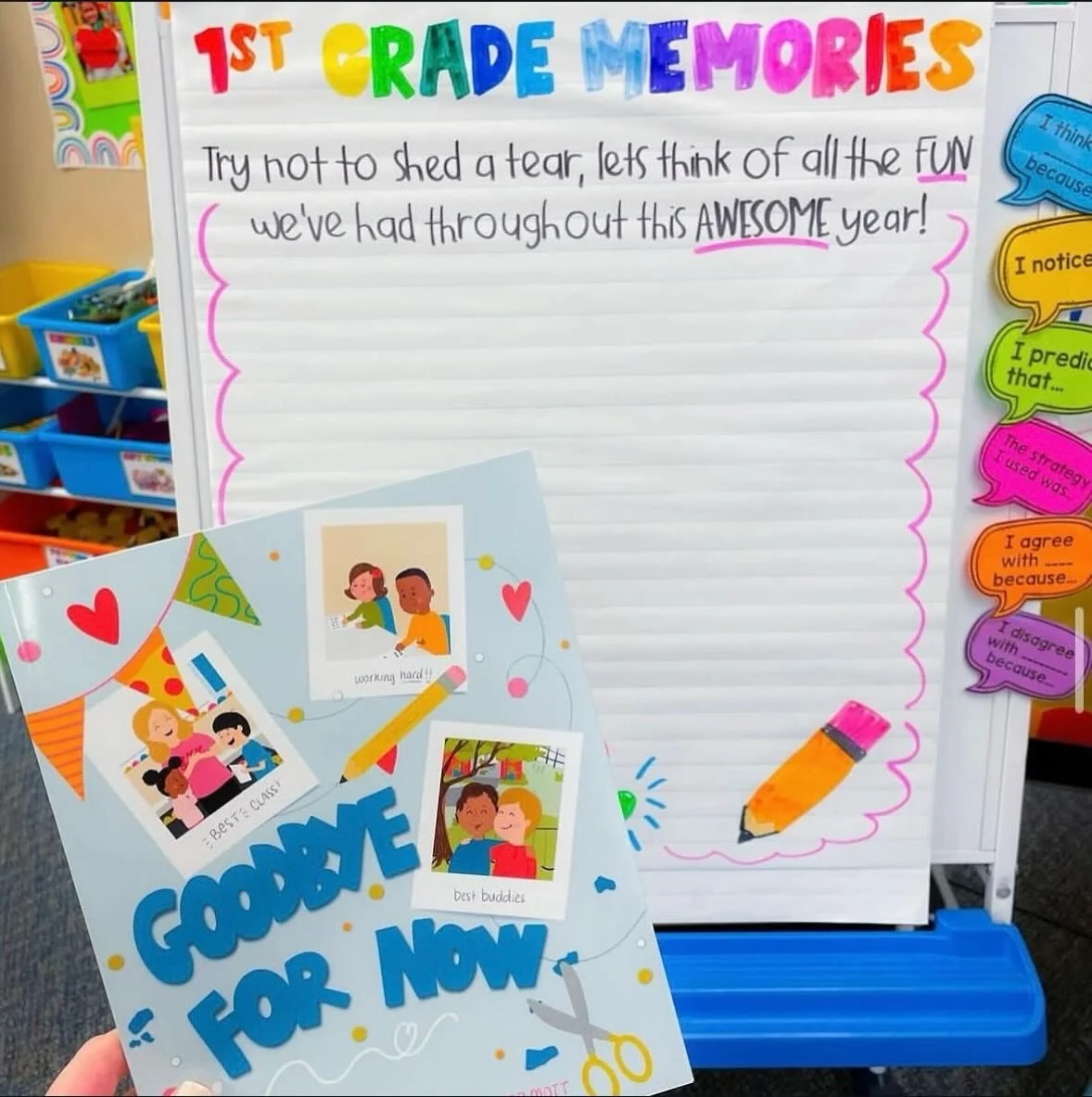 Have you grabbed the FREEBIE book companion activities that pair perfectly with my Goodbye For Now book?! Drop the word FREEBIE below and I&rsquo;ll send the to you!